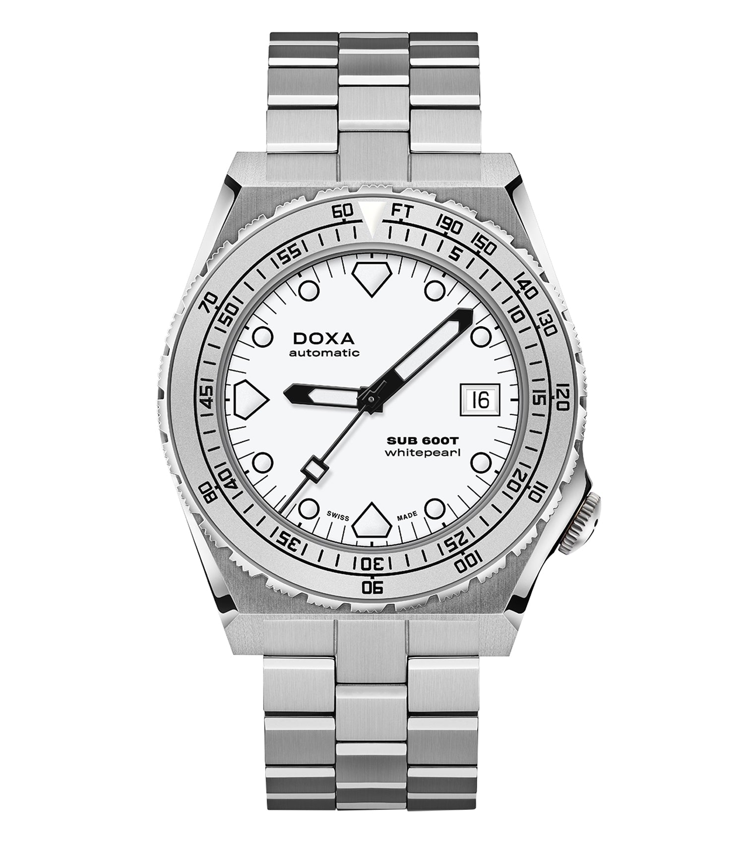 SUB 600T Whitepearl  Automatic Watch Men