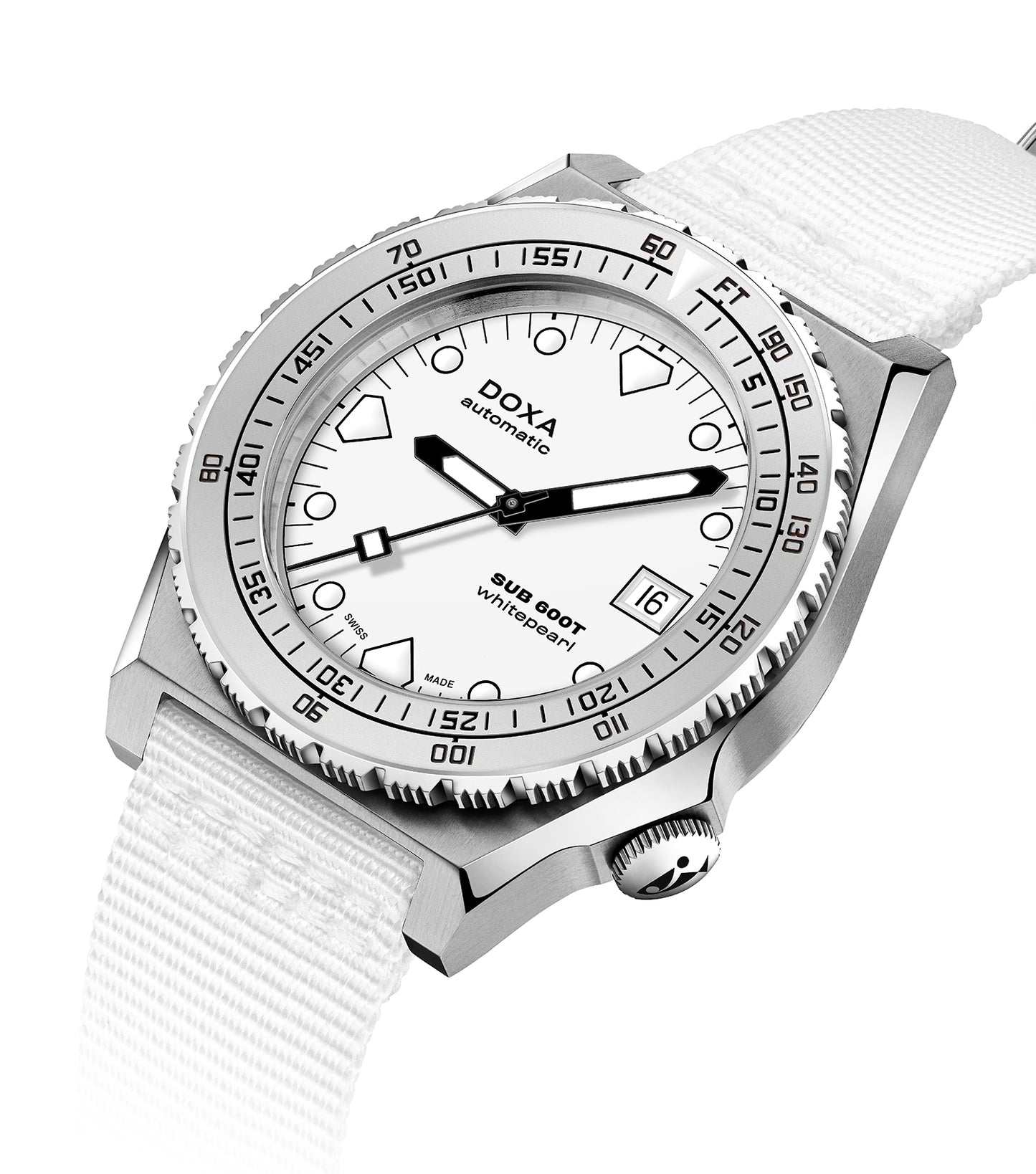 SUB 600T Whitepearl  Automatic Watch Men