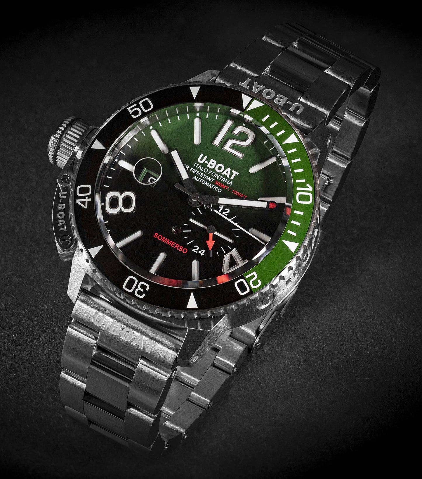 Sommerso 46mm Ceramic Bezel Green Dial Automatic