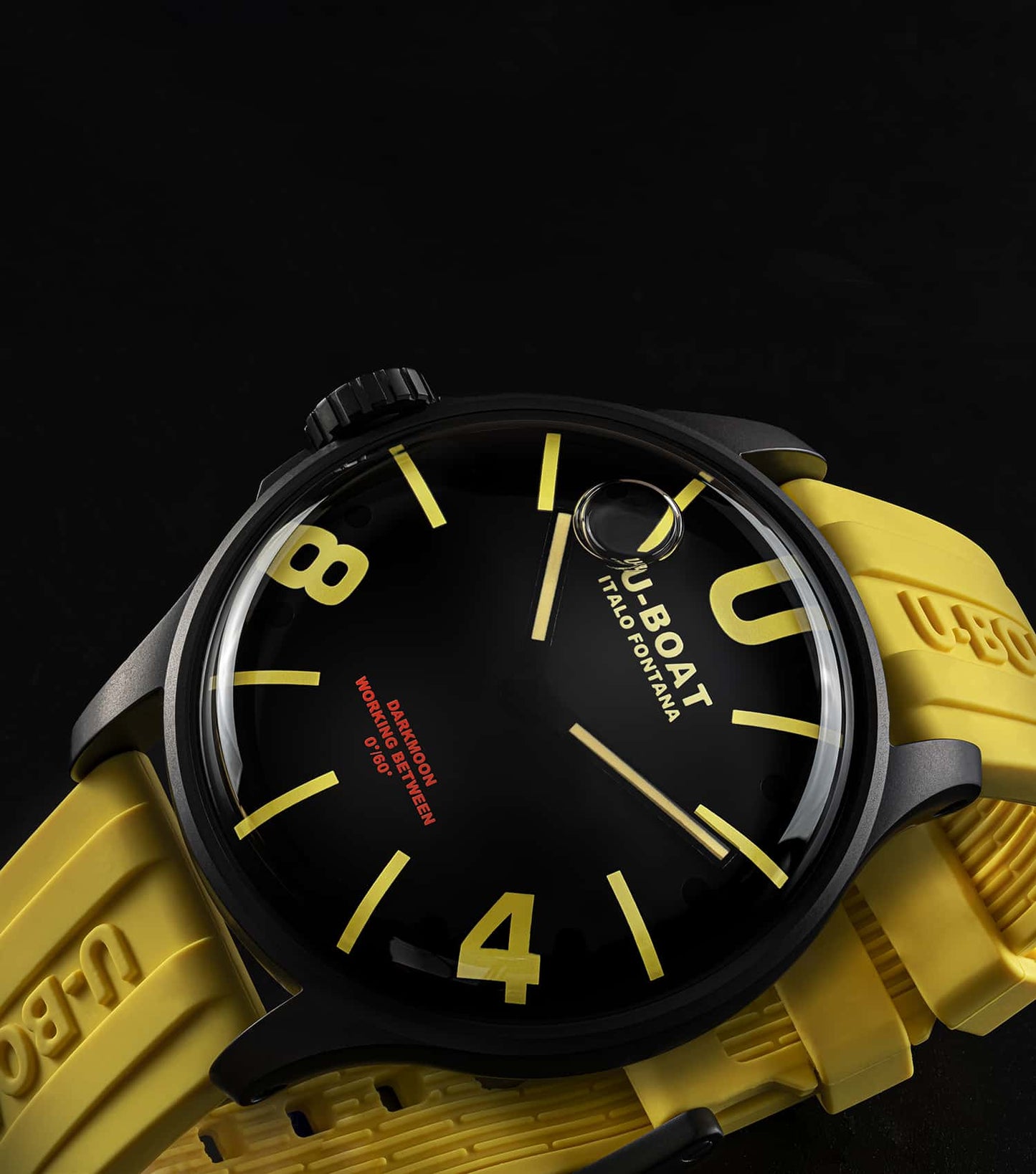 DARKMOON BLACK DIAL YELLOW STRAP