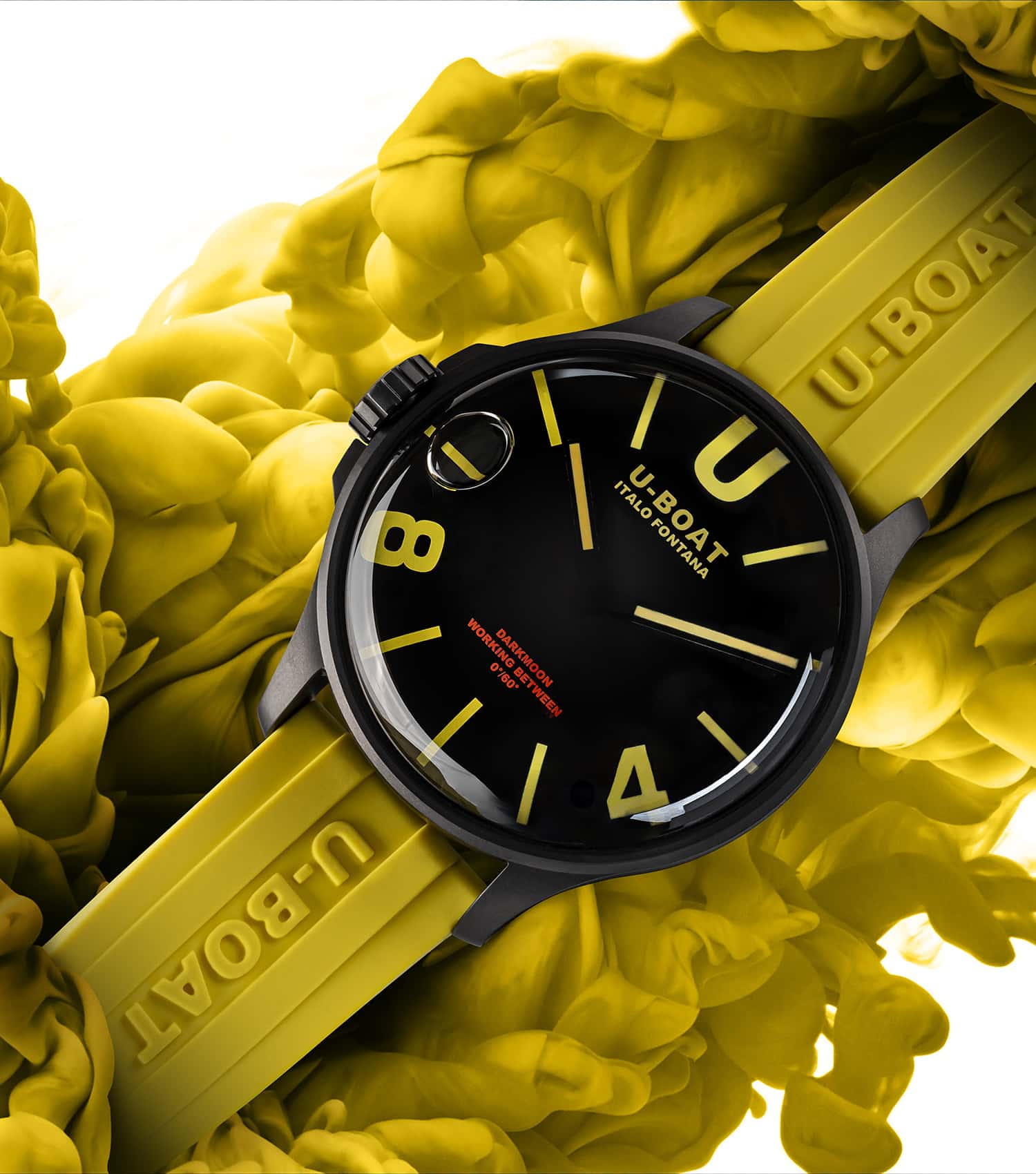 DARKMOON BLACK DIAL YELLOW STRAP