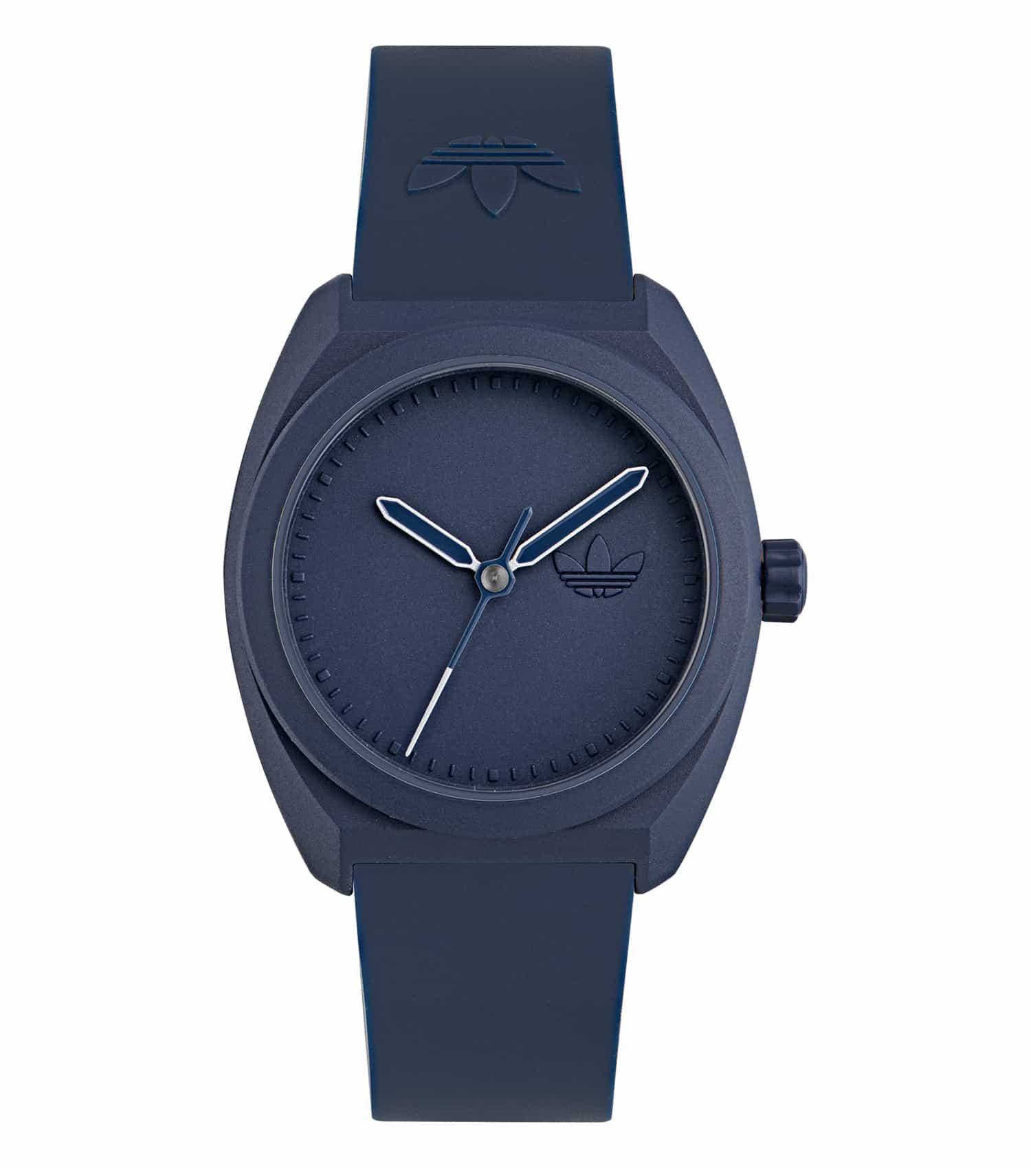 adidas quartz watch featuring sleek design and modern strap with a front-facing angle, perfect for stylish timekeeping enthusiasts.