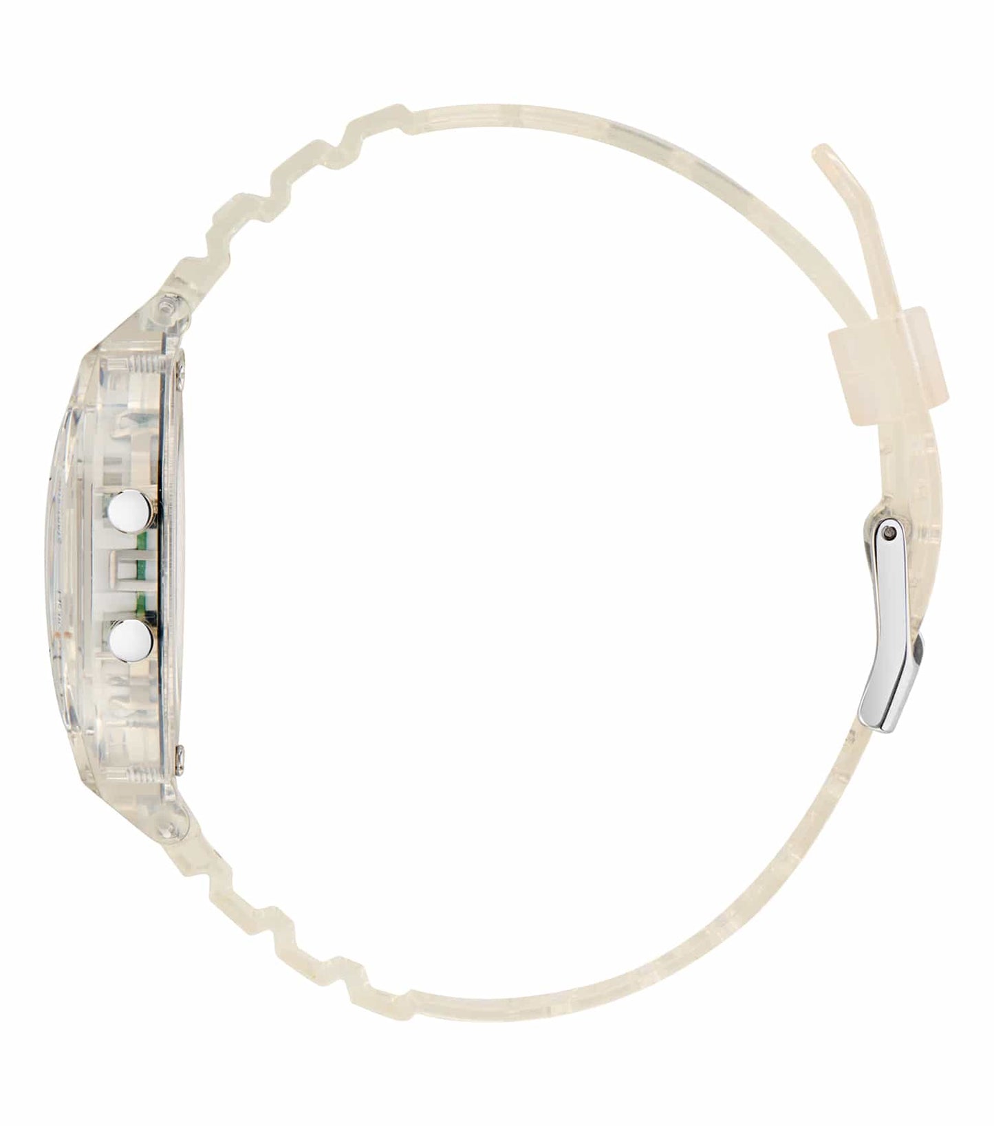 Unisex Digital Two Crystal Digital Watch 36mm
