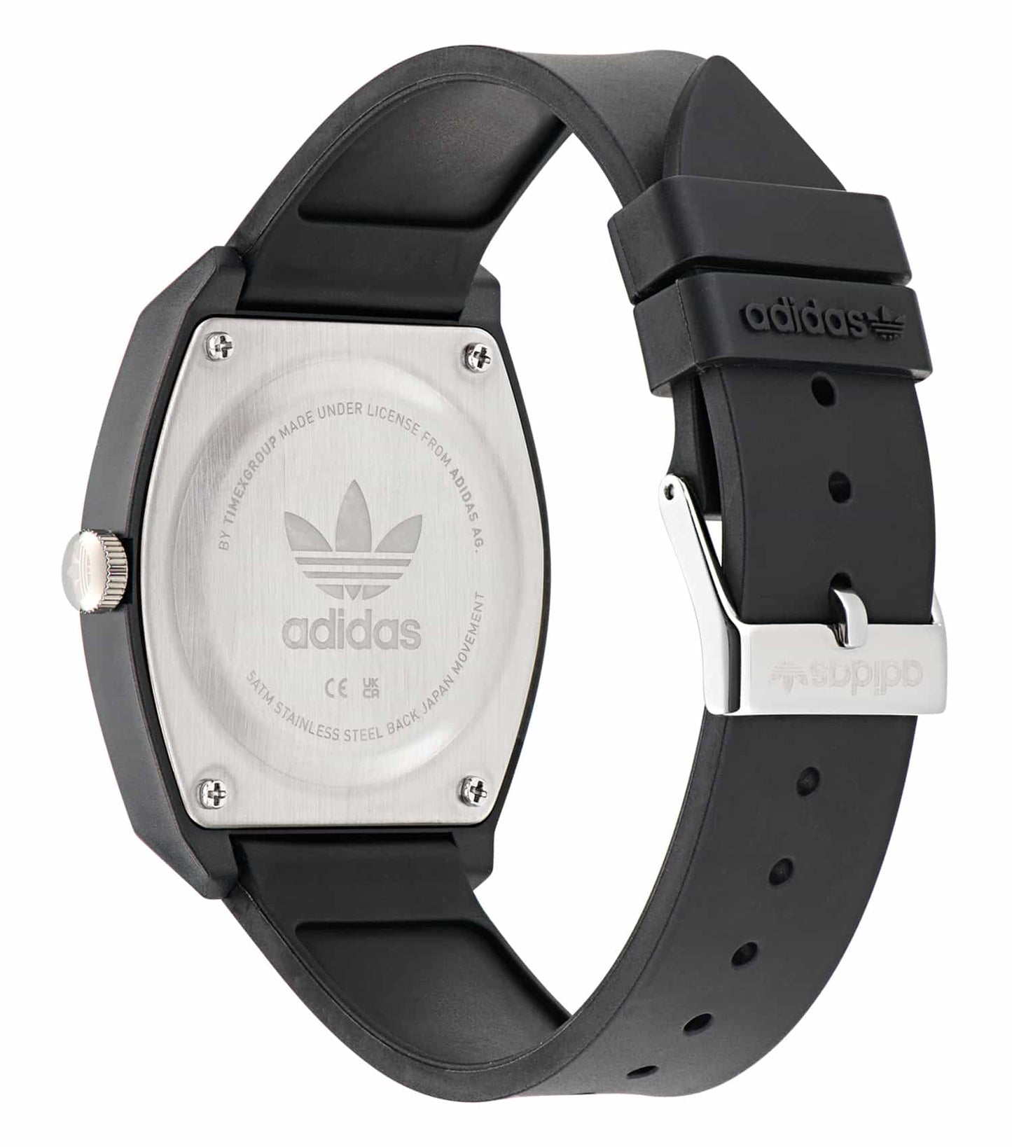 Unisex Project Two Grfx Quartz Watch 38mm with Black Strap