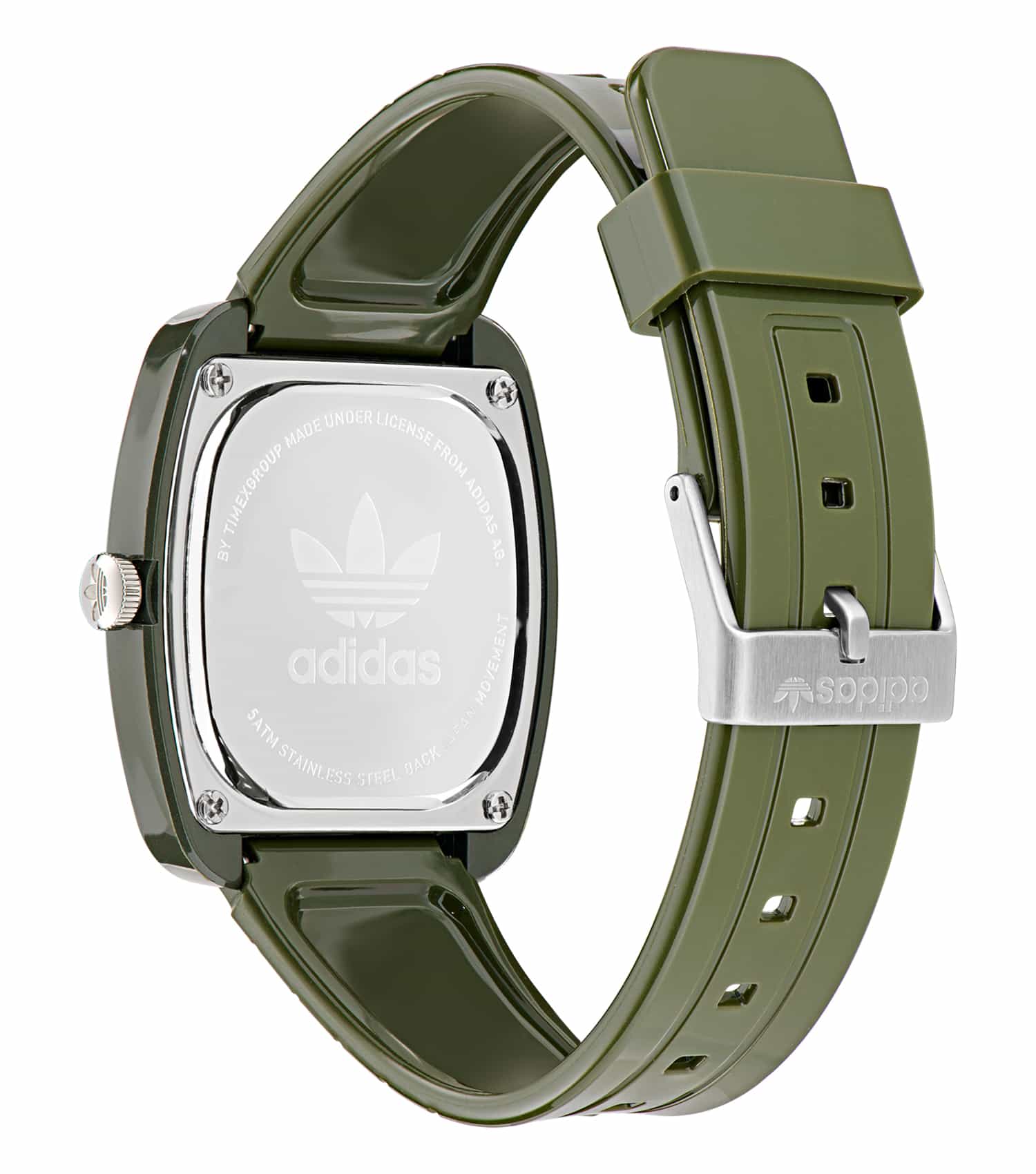 Unisex Retro Wave Two Quartz Watch 37mm with Green Dial