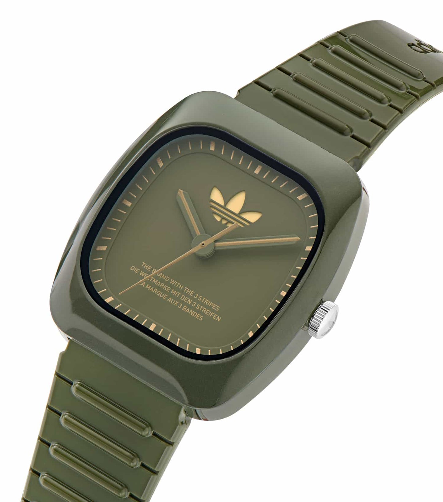 Unisex Retro Wave Two Quartz Watch 37mm with Green Dial