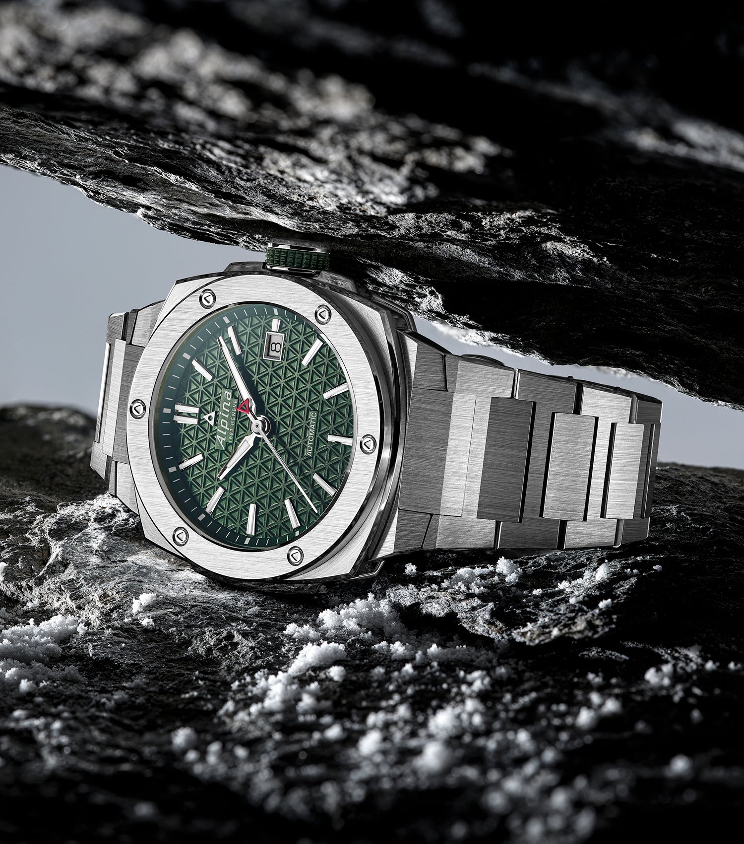 Alpiner Green Automatic Watch Men