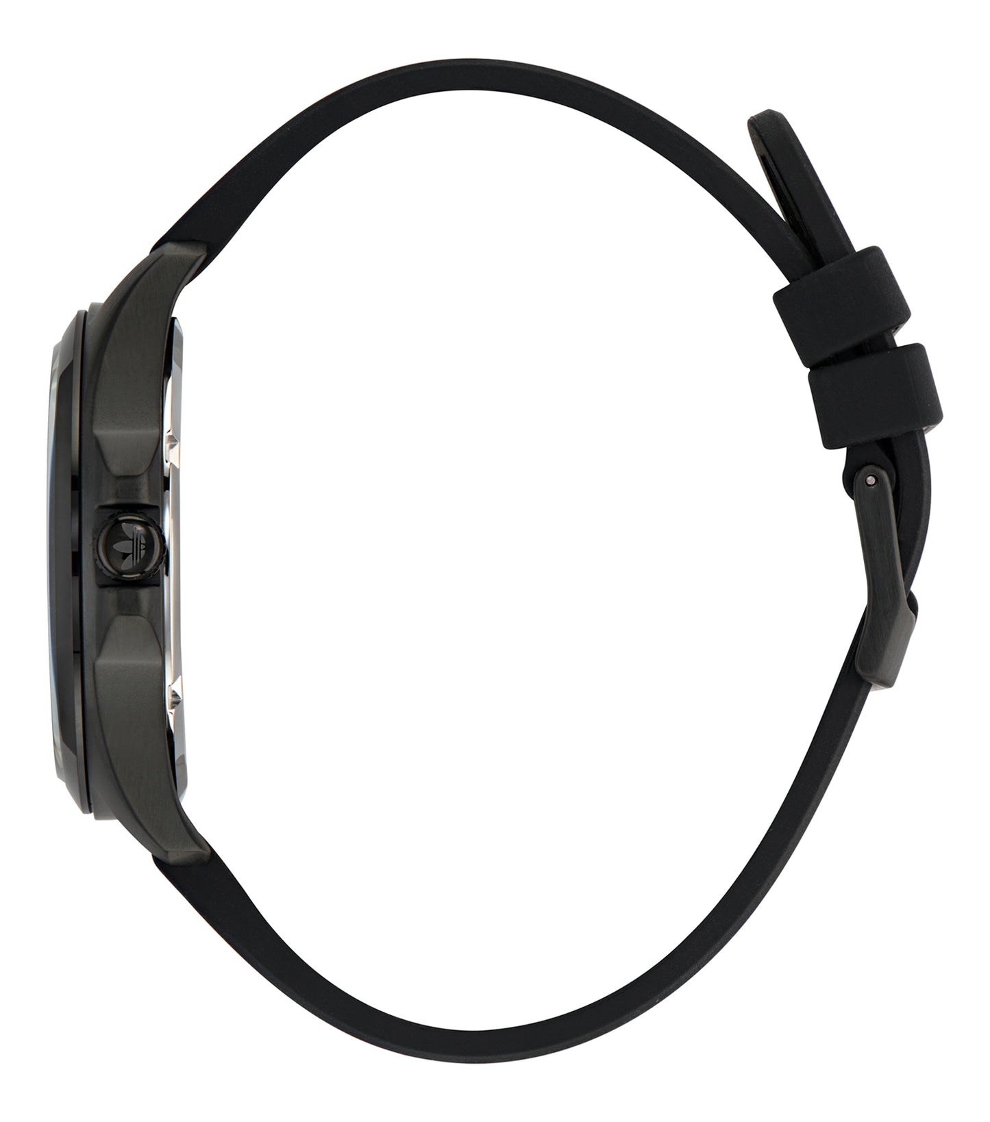 IP Black SST Case Black Dial Black Silicone Strap