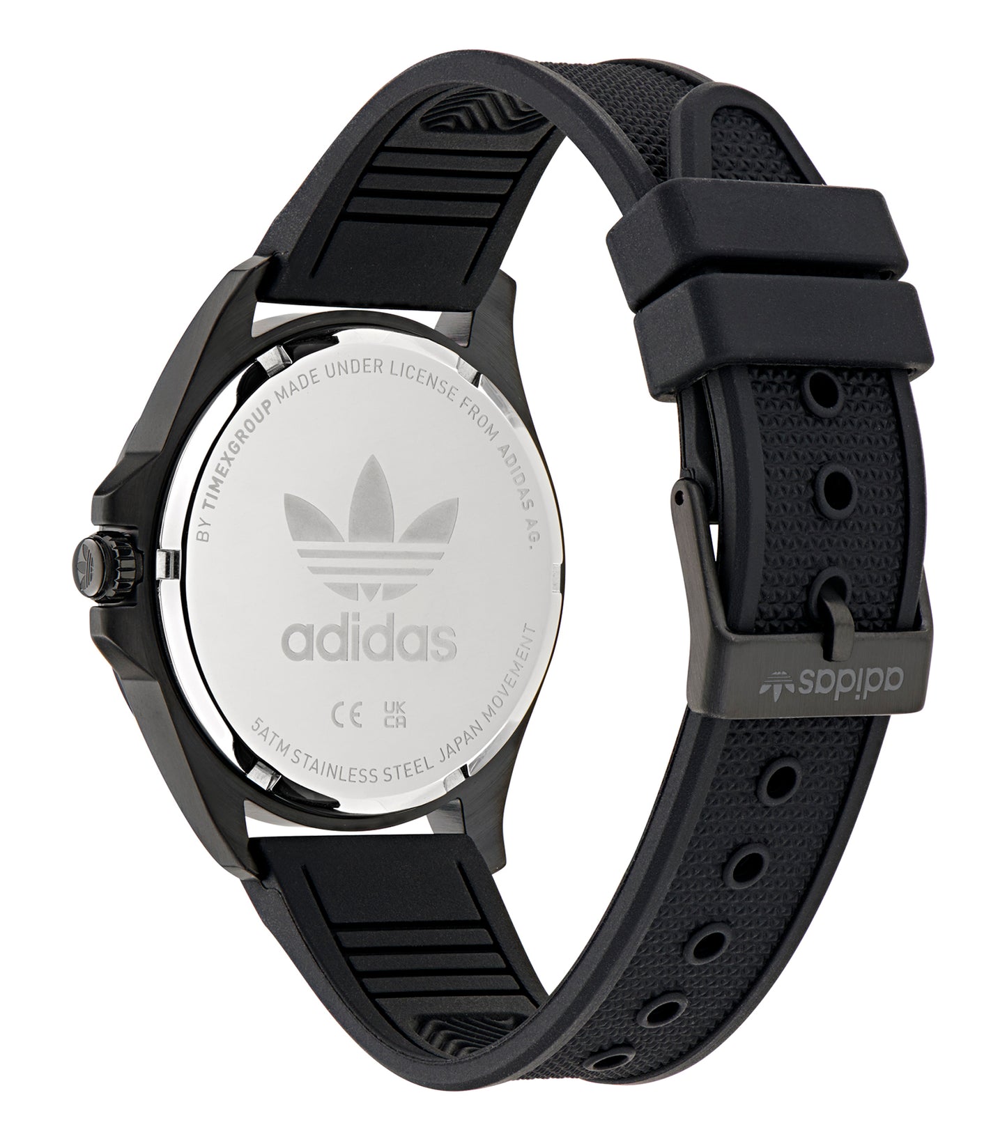 IP Black SST Case Black Dial Black Silicone Strap