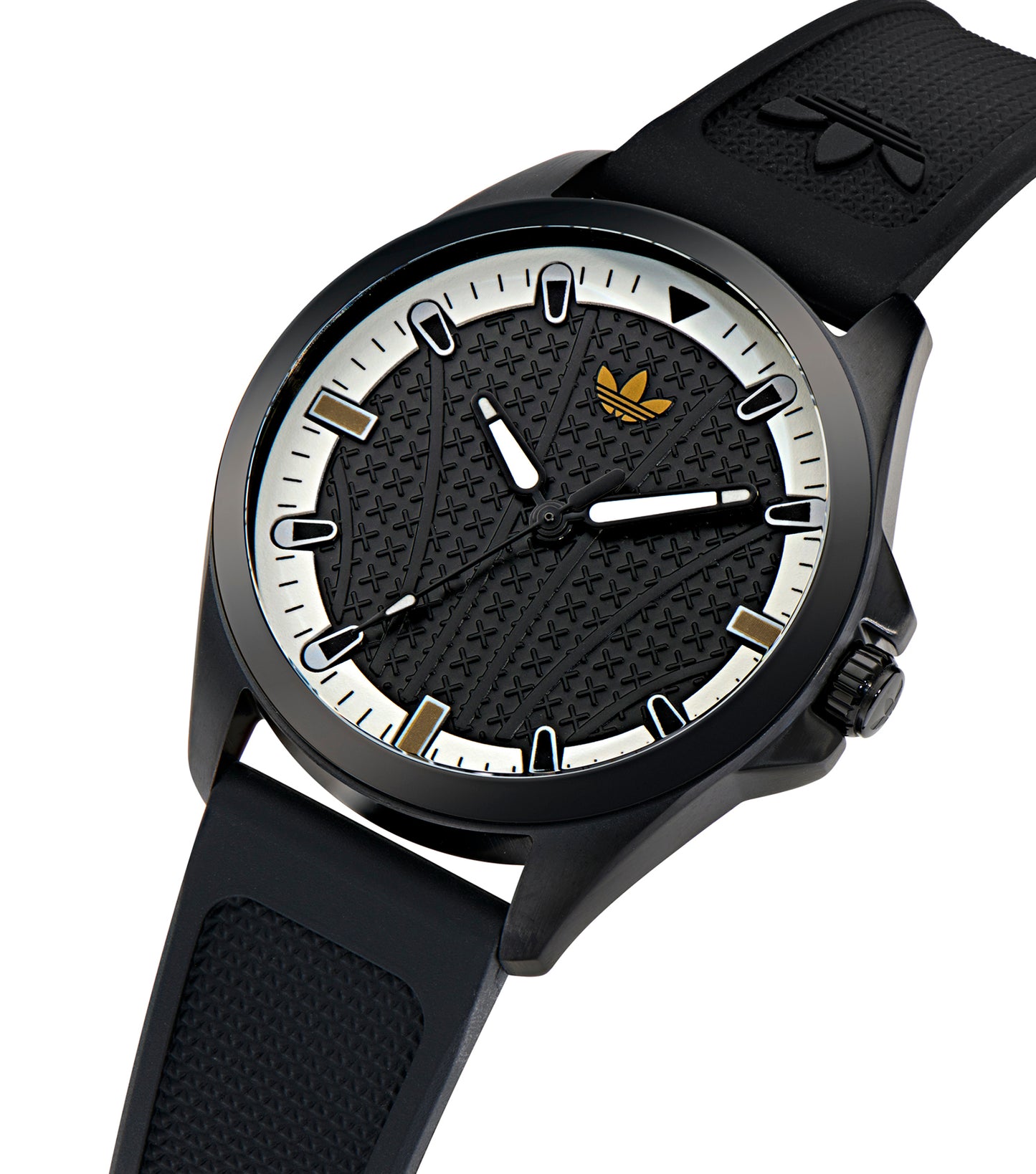 IP Black SST Case Black Dial Black Silicone Strap