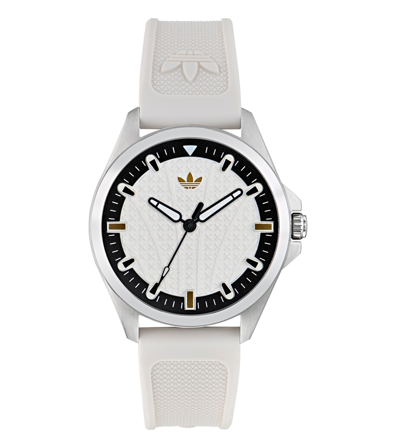 SST Case White Dial White Silicone Strap