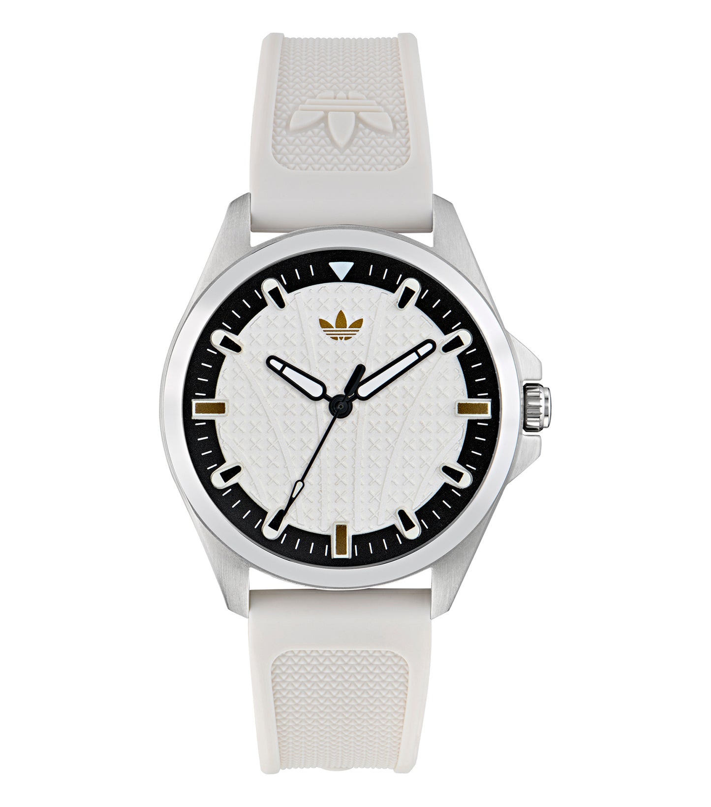 SST Case White Dial White Silicone Strap