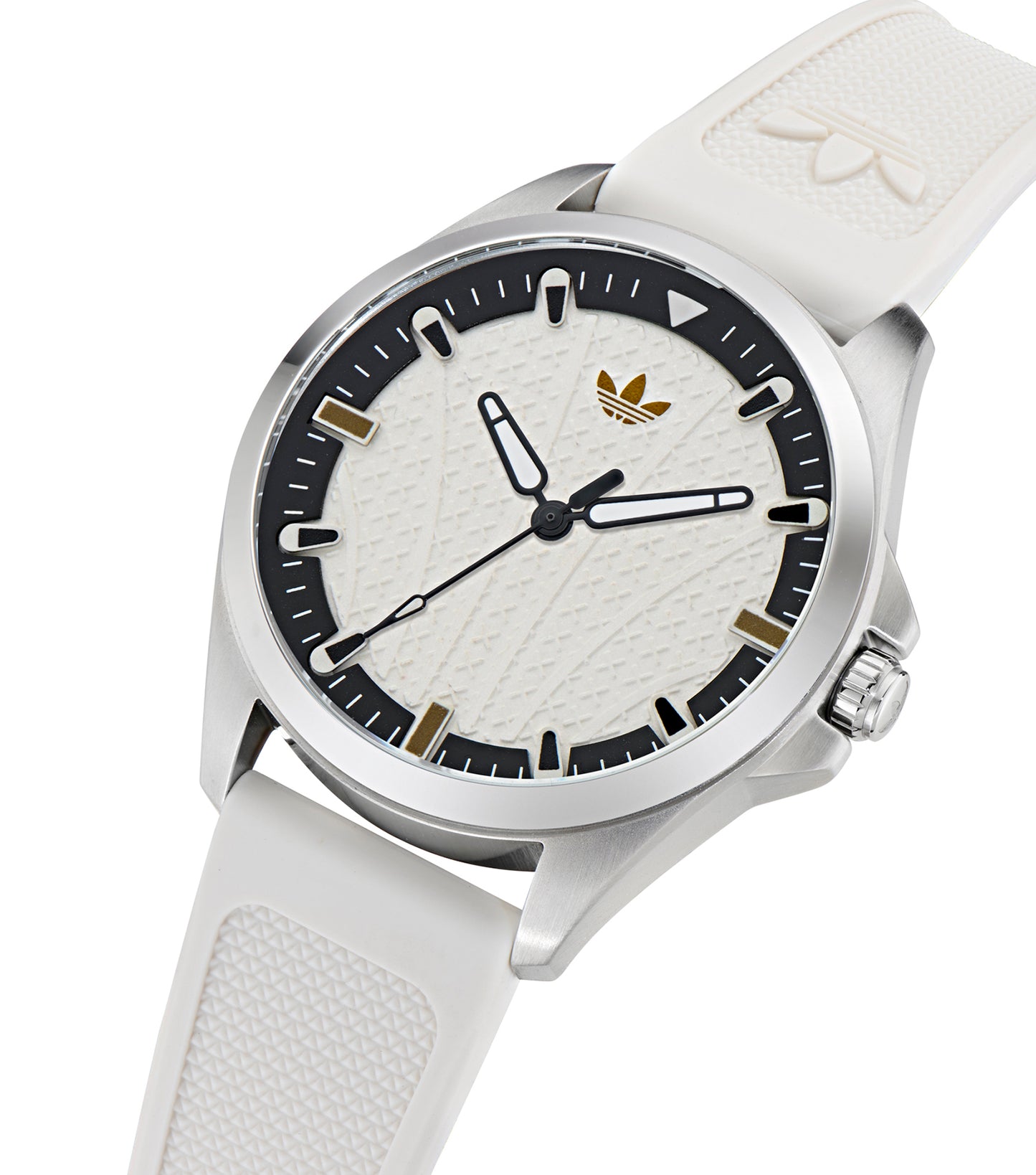 SST Case White Dial White Silicone Strap