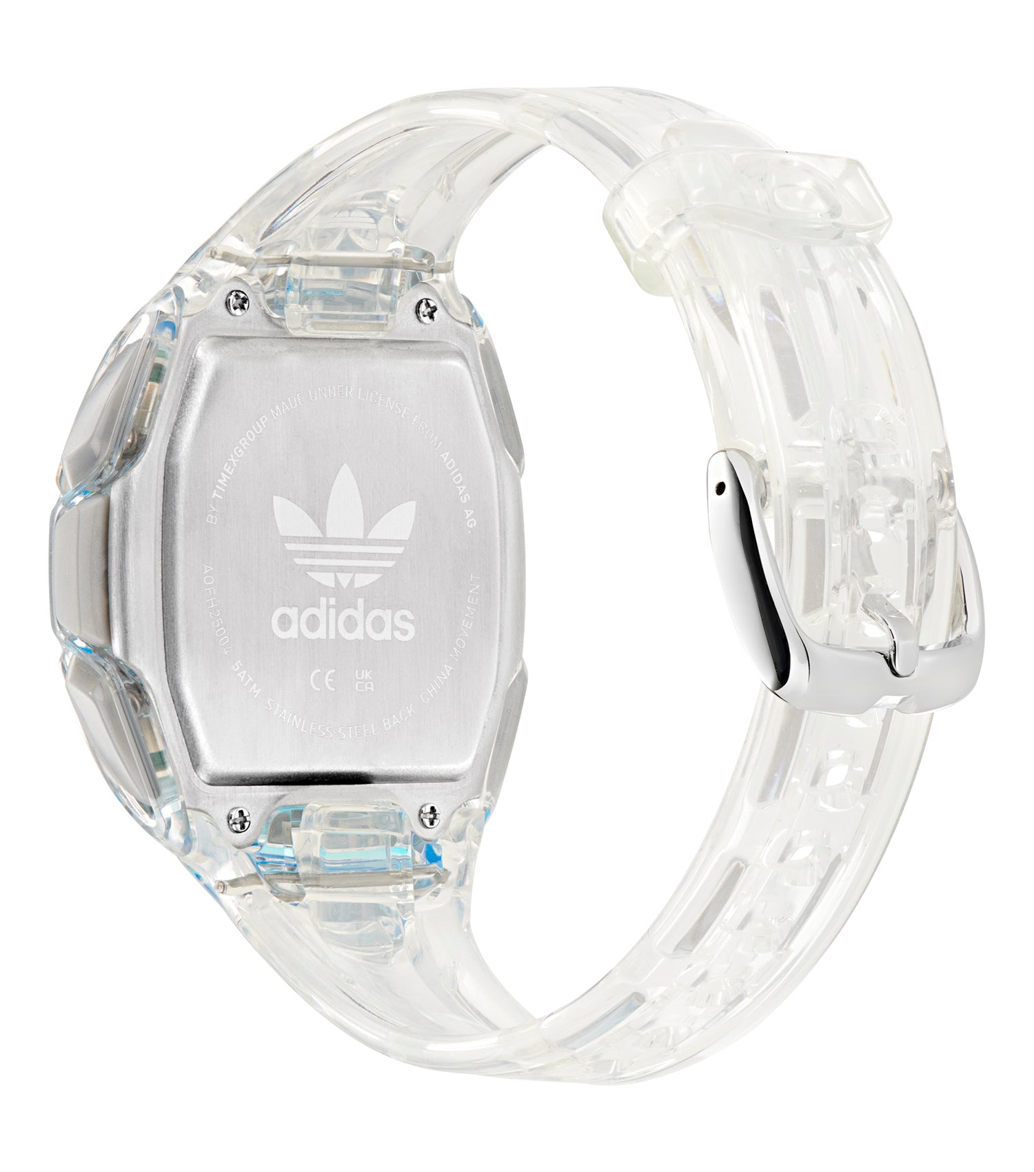 Traslucent Resin Case Blue Mask Traslucent Resin Strap