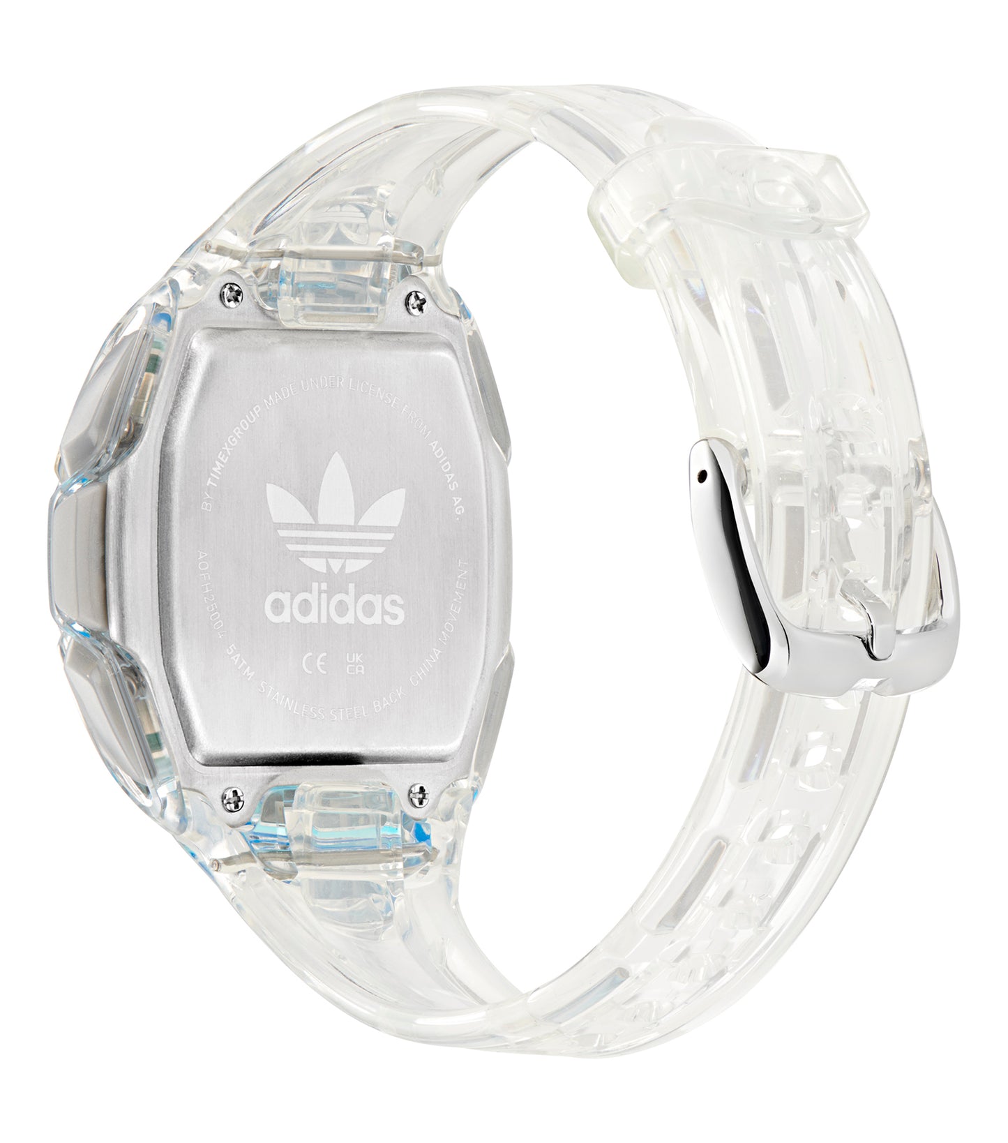 Traslucent Resin Case Blue Mask Traslucent Resin Strap