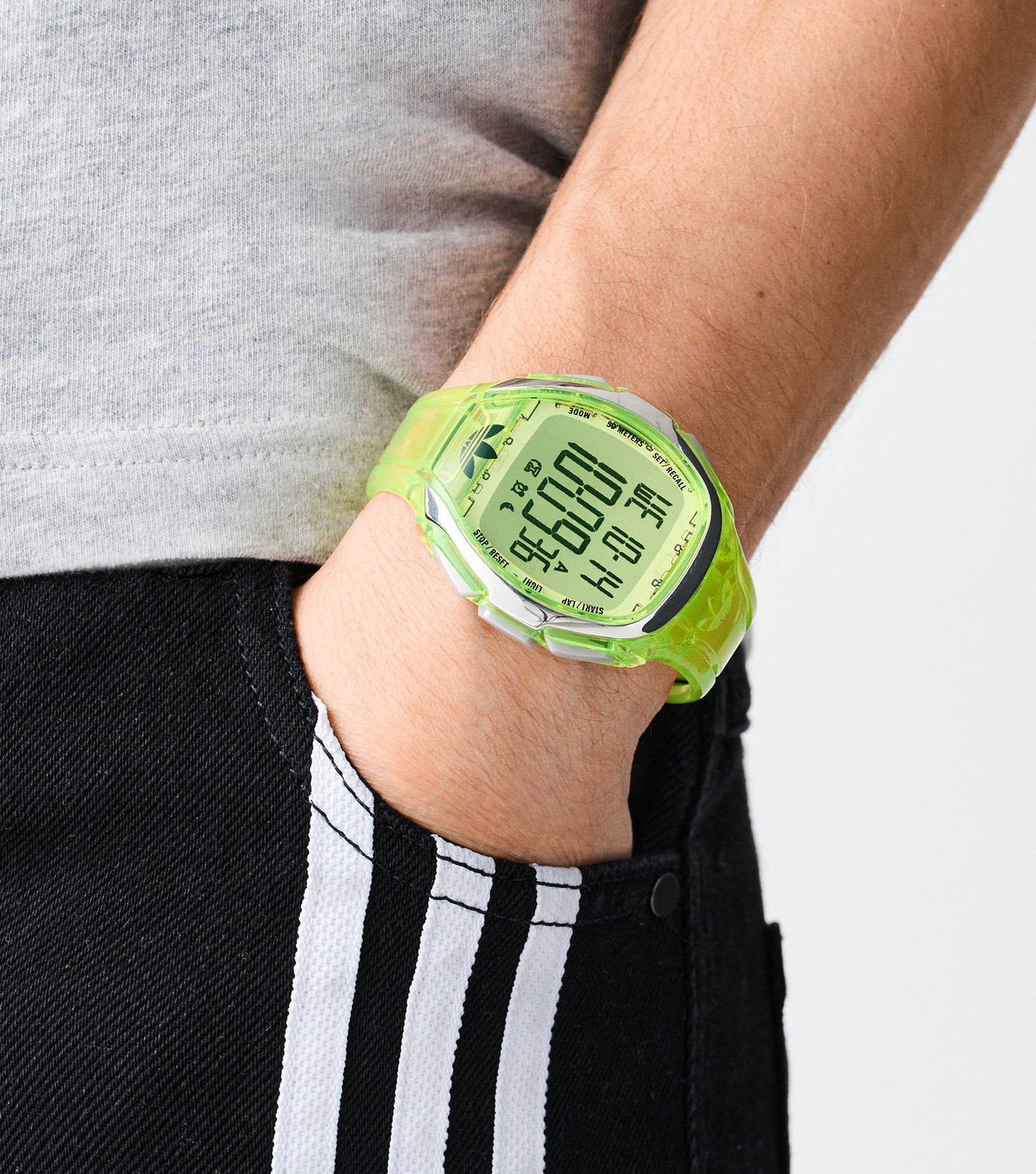 Green Traslucent Resin Case Green Mask Green Traslucent Resin Strap