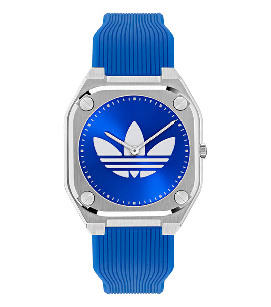 SST Case Blue Dial Blue Silicone Strap