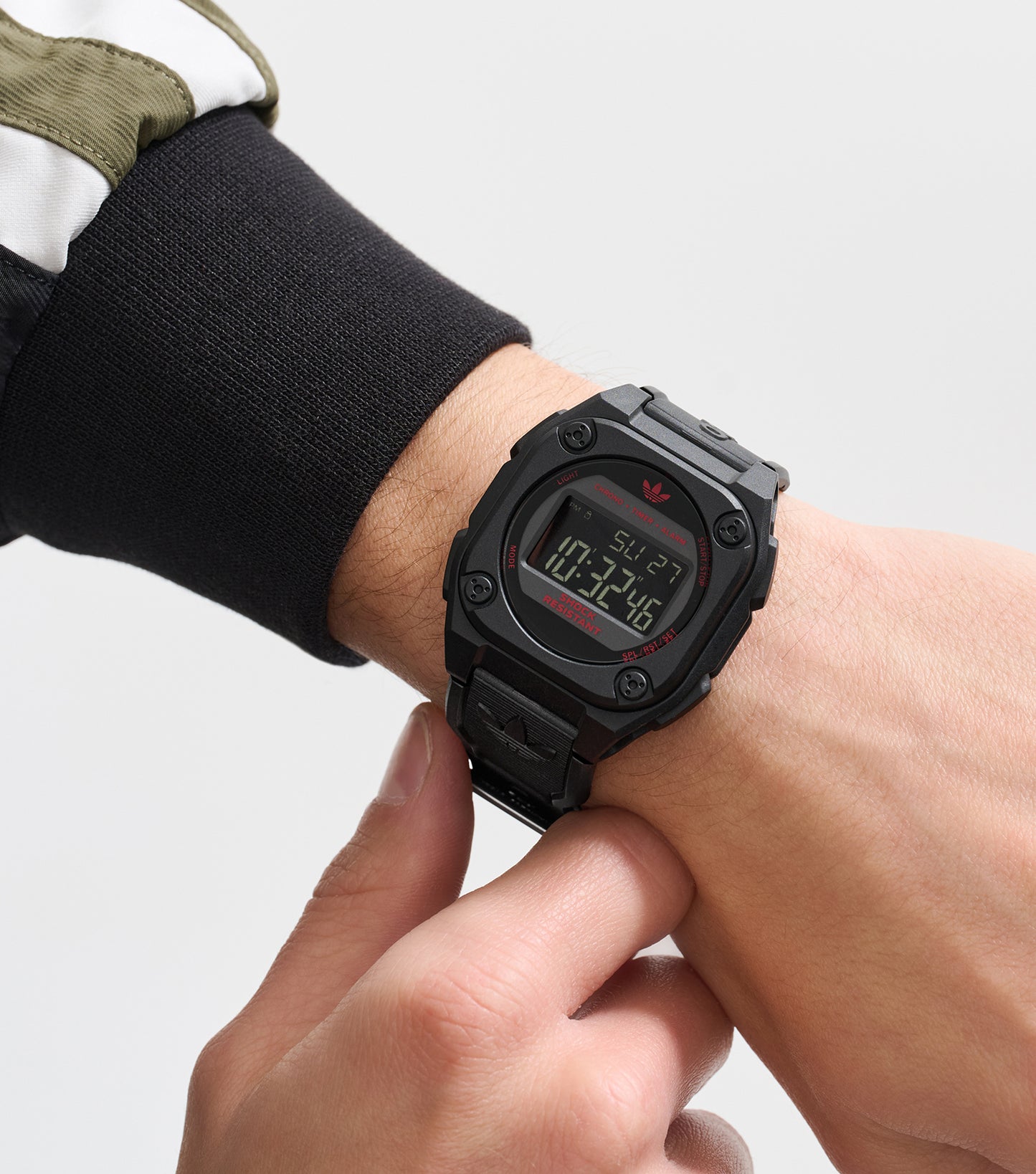 Black Resin Case Black Mask Black Resin Strap