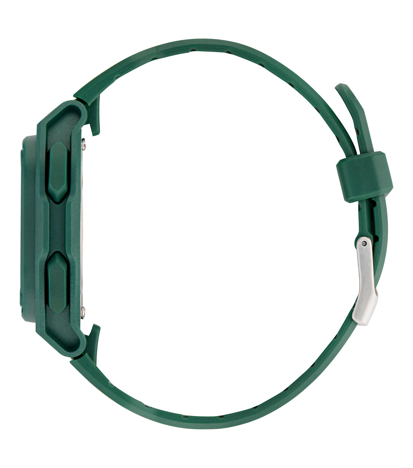 Green Resin Case Black Mask Green Resin Strap