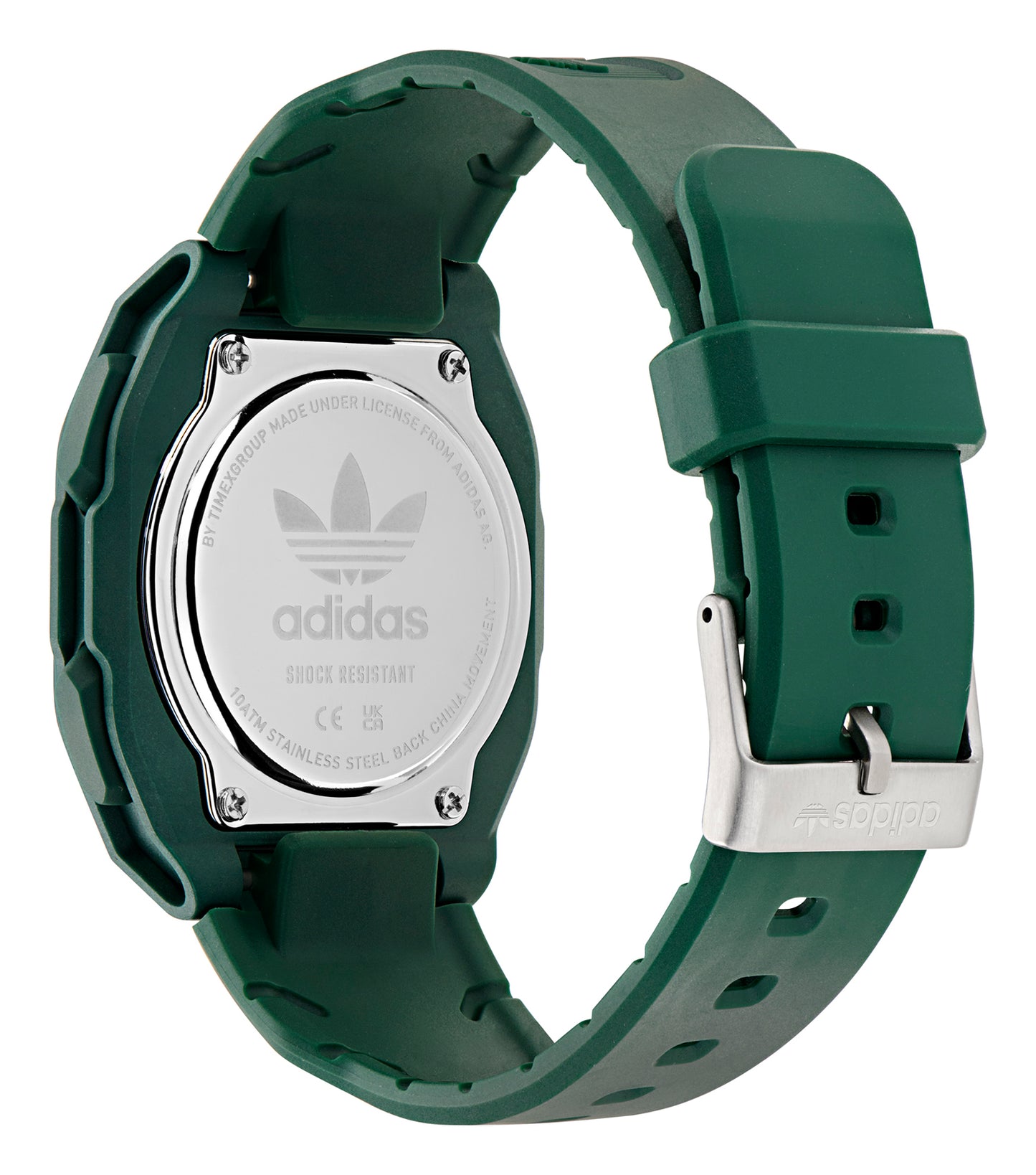 Green Resin Case Black Mask Green Resin Strap