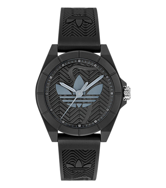 Black Resin Case Black Dial Black Resin Strap