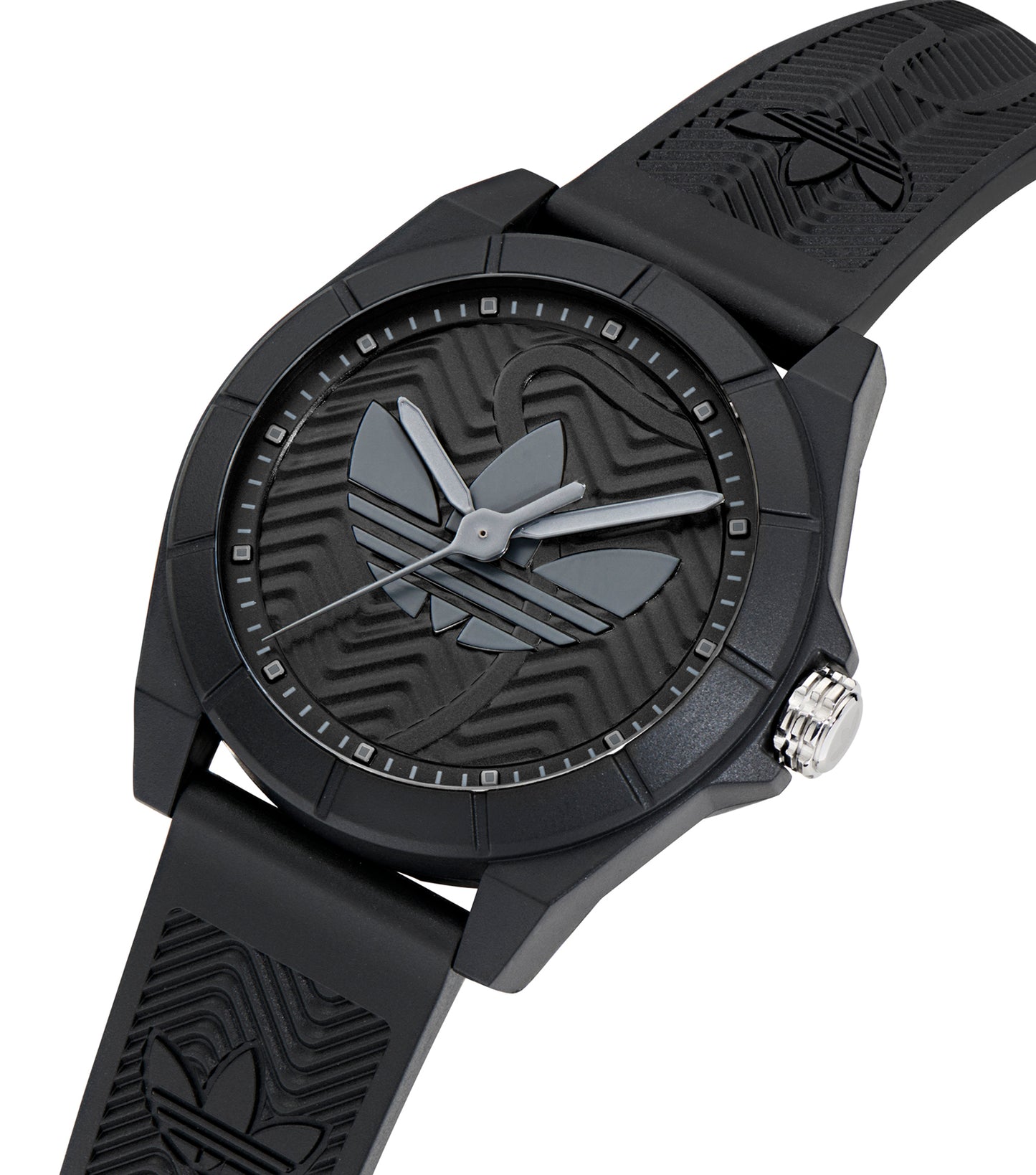 Black Resin Case Black Dial Black Resin Strap