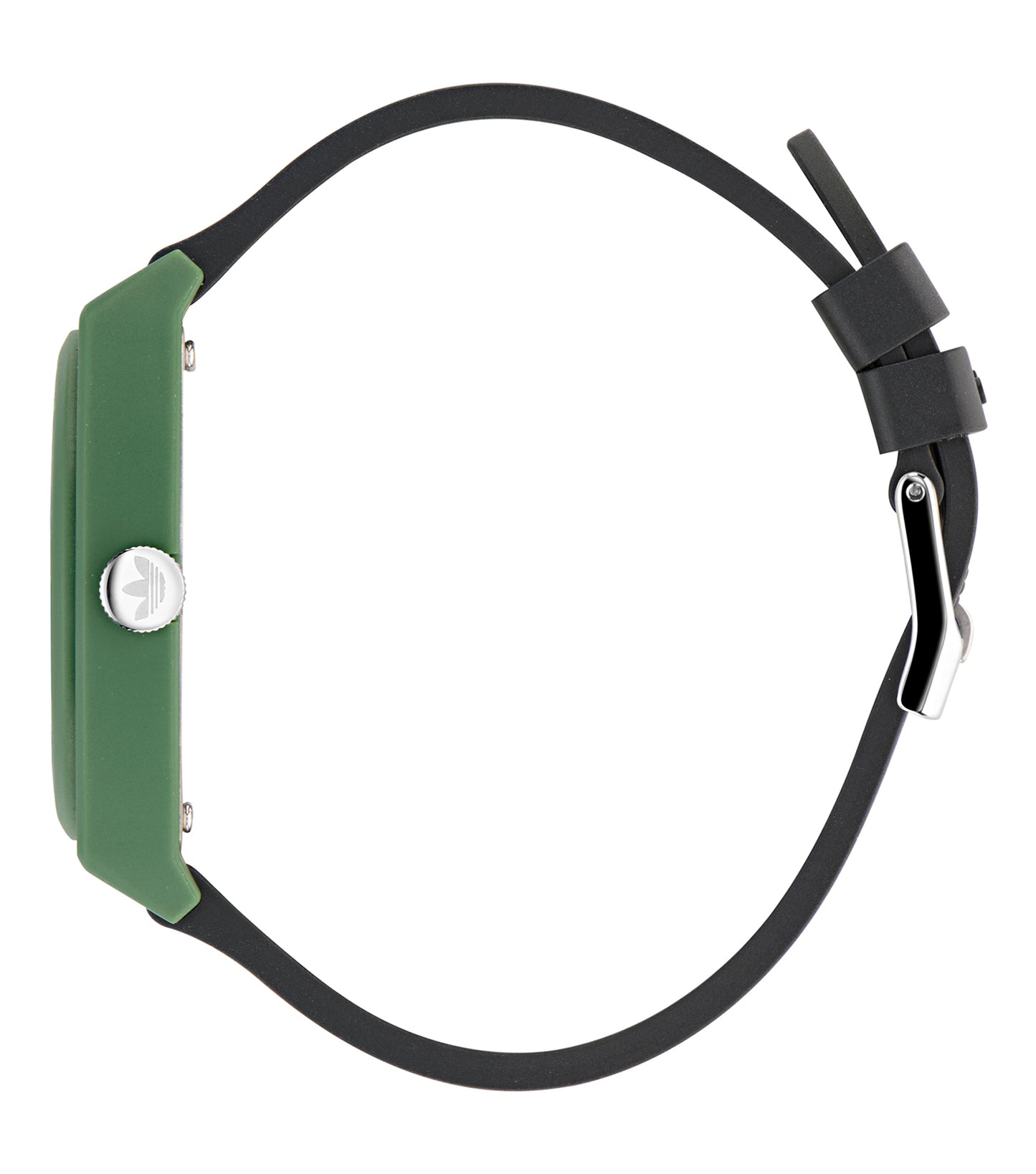 Green Resin Case Green Dial Black Resin Strap