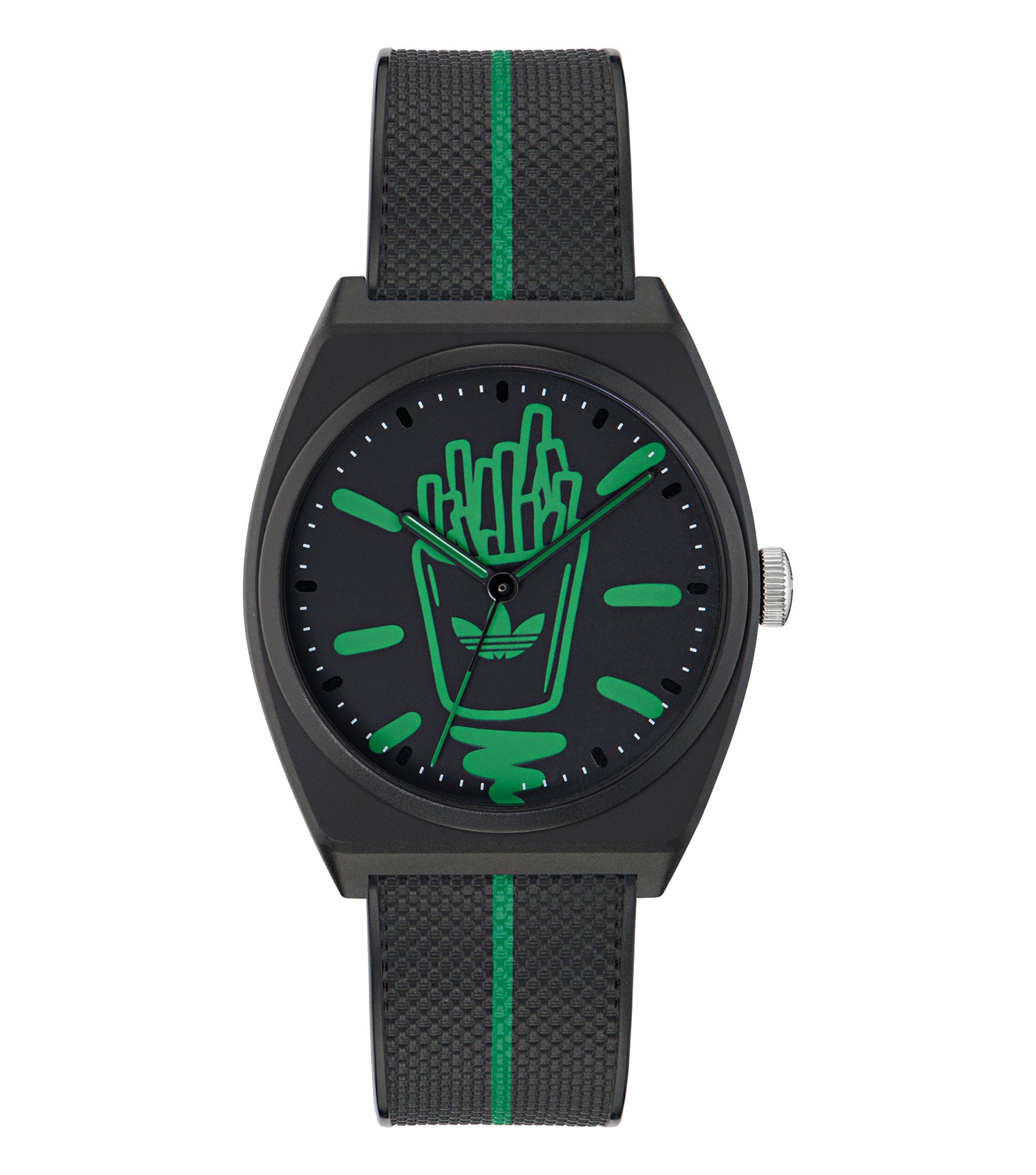 Black Resin Case Black Dial Black Resin Strap