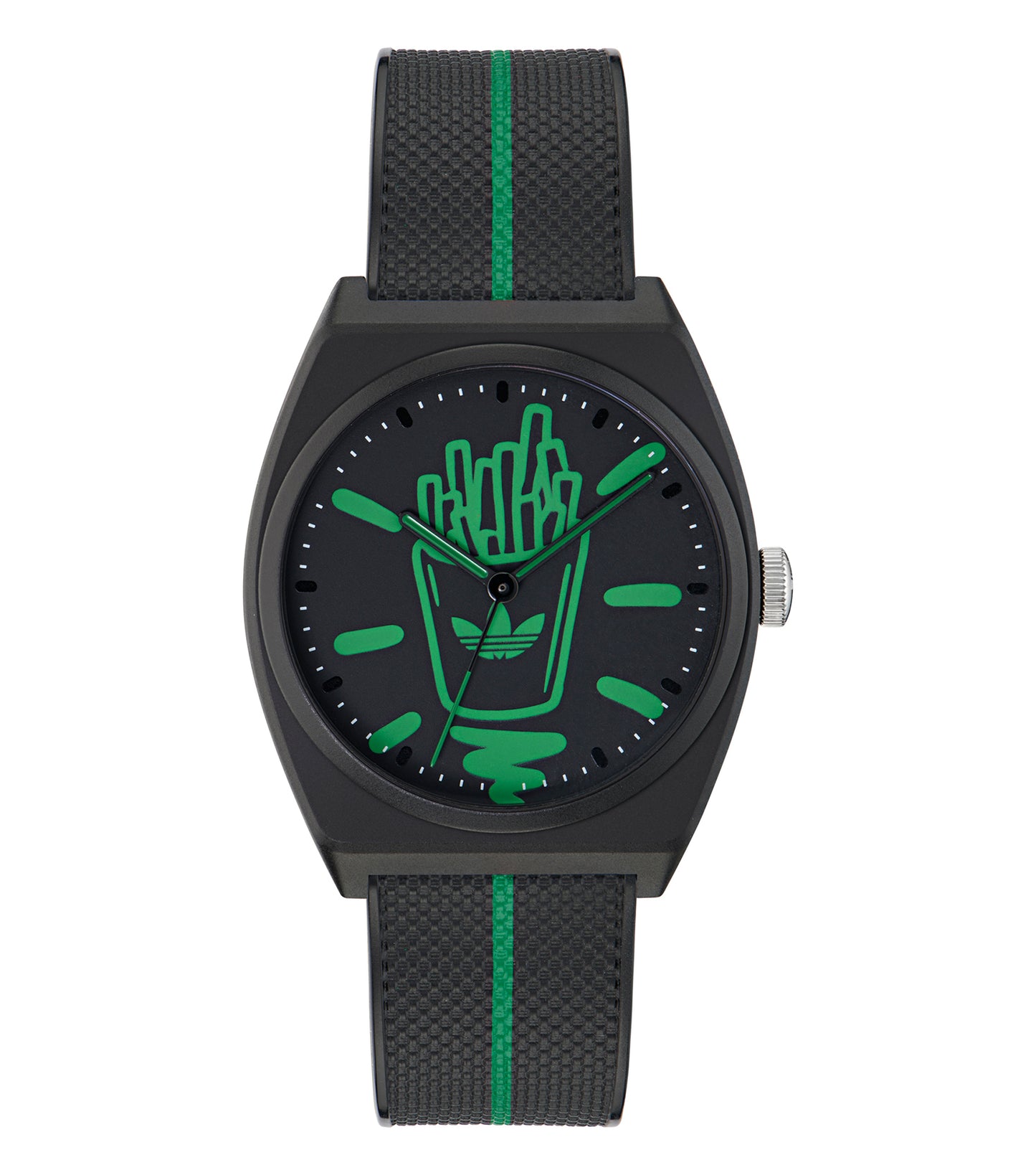 Black Resin Case Black Dial Black Resin Strap