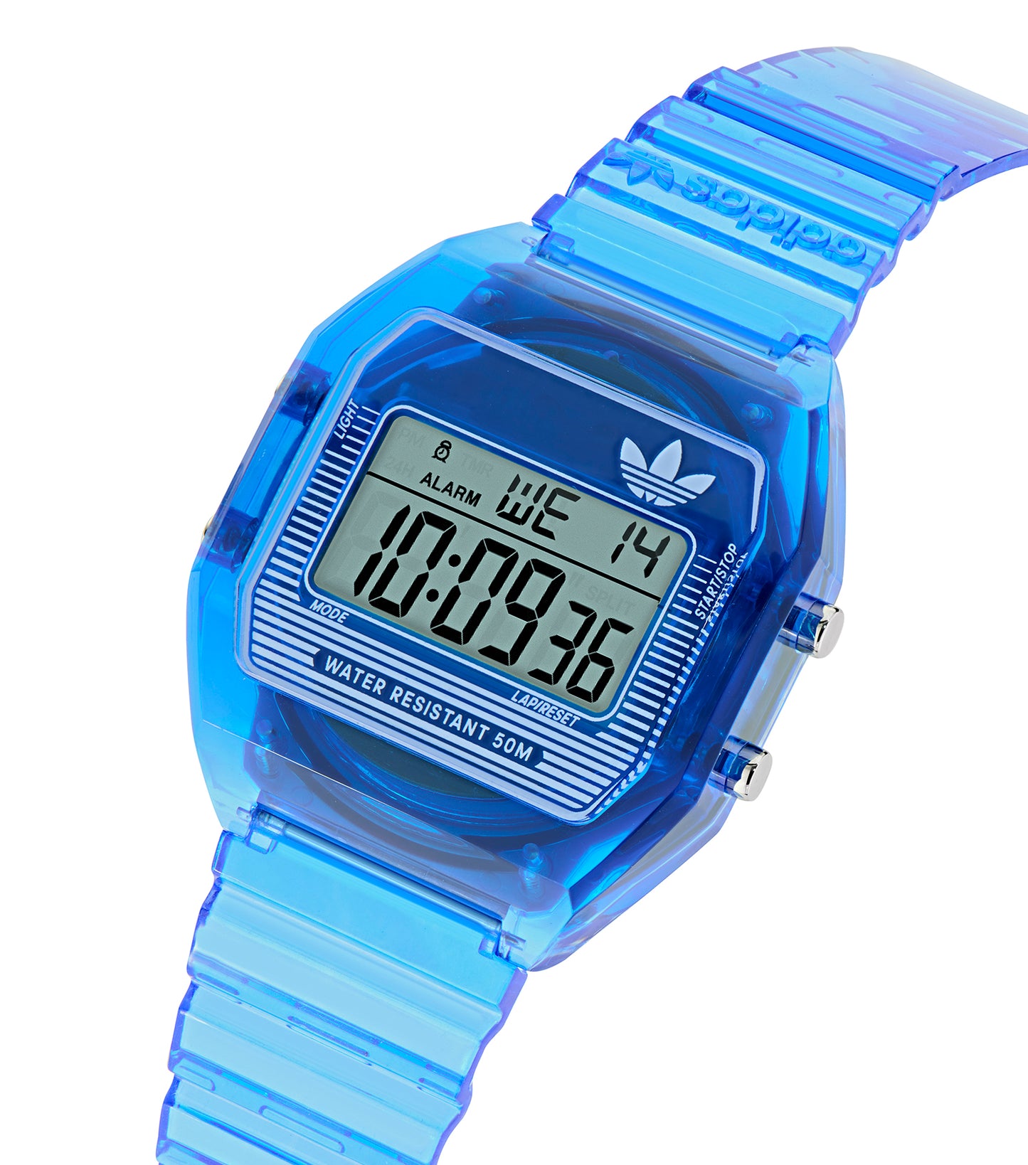 Unisex Digital Two Crystal 36mm