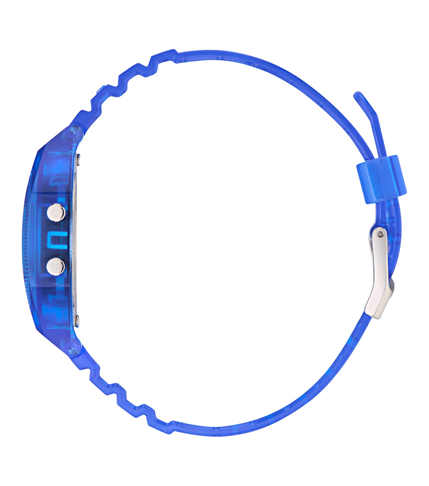Unisex Digital Two Crystal 36mm