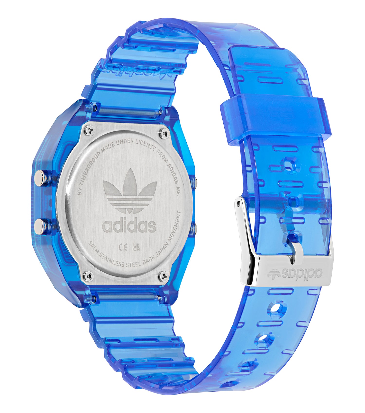 Unisex Digital Two Crystal 36mm
