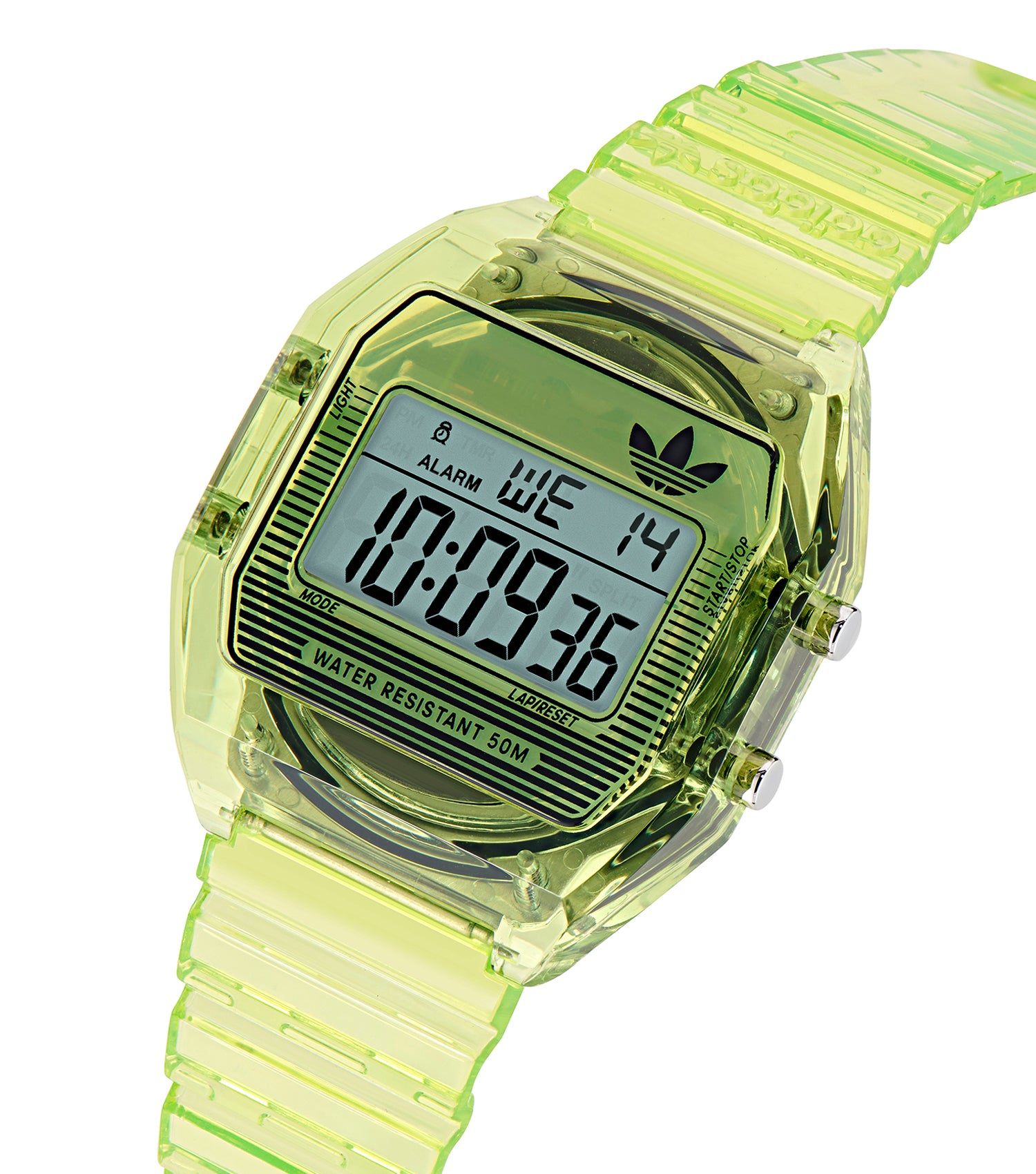 Unisex Digital Two Crystal 36mm