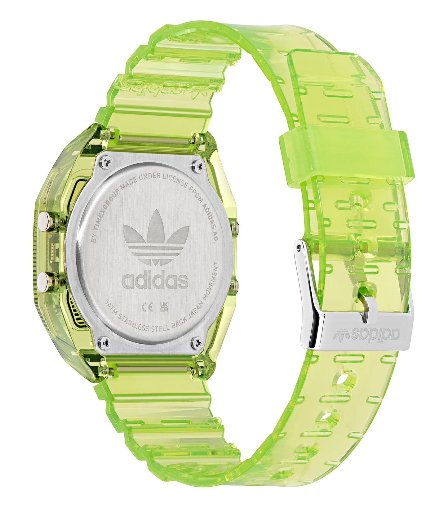 Unisex Digital Two Crystal 36mm