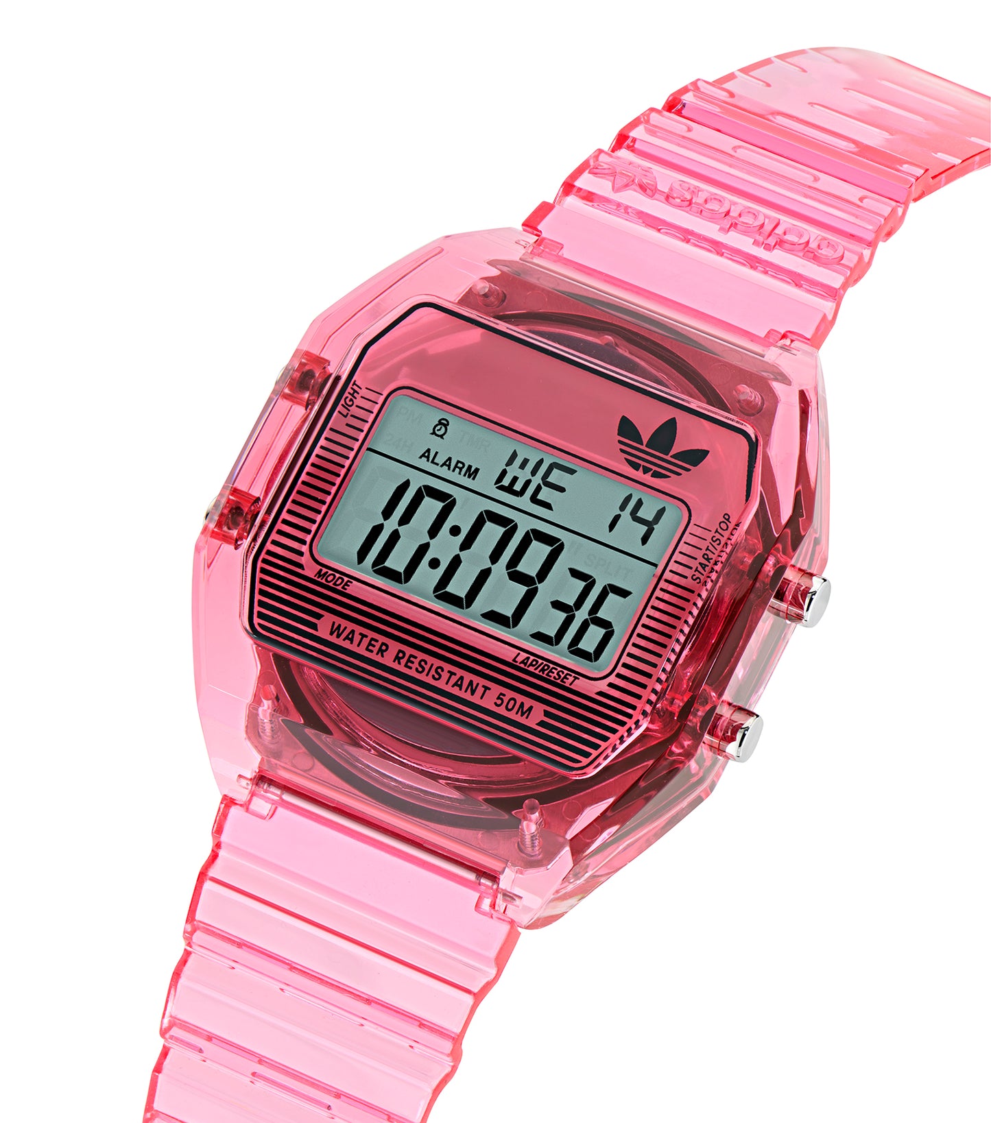 Unisex Digital Two Crystal 36mm