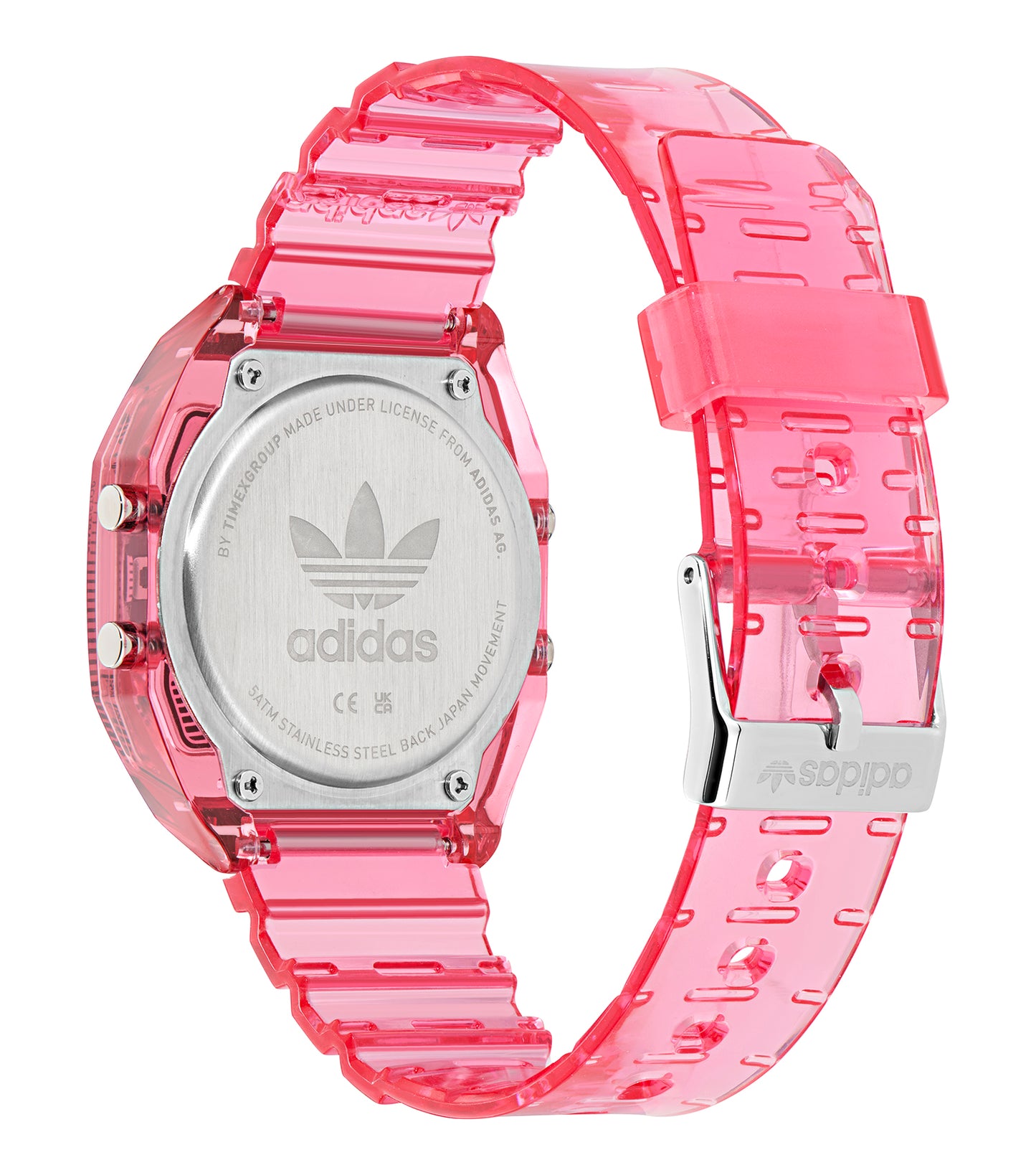 Unisex Digital Two Crystal 36mm