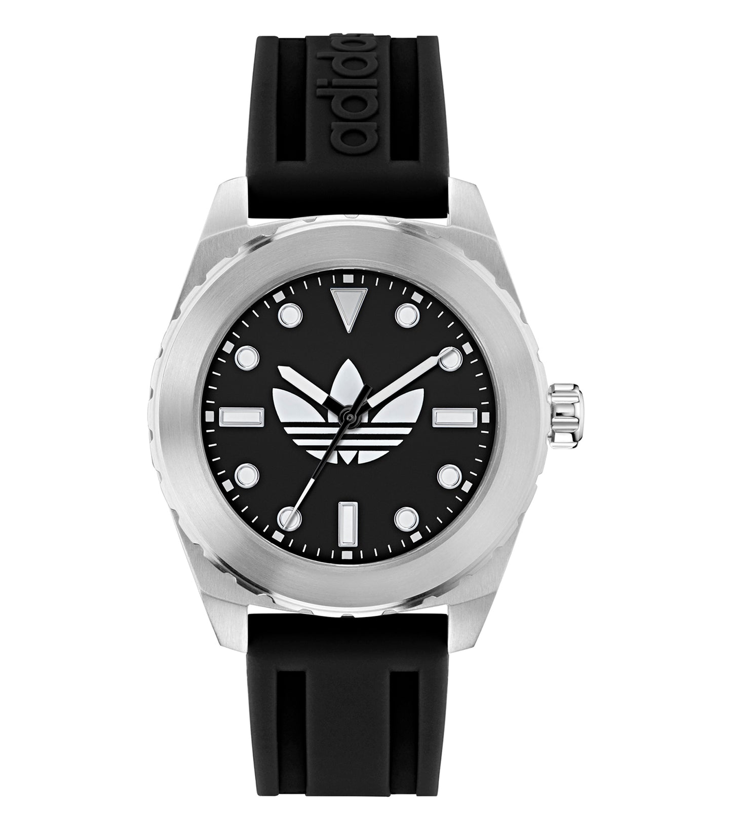 SST Case Black Dial Black Silicone Strap