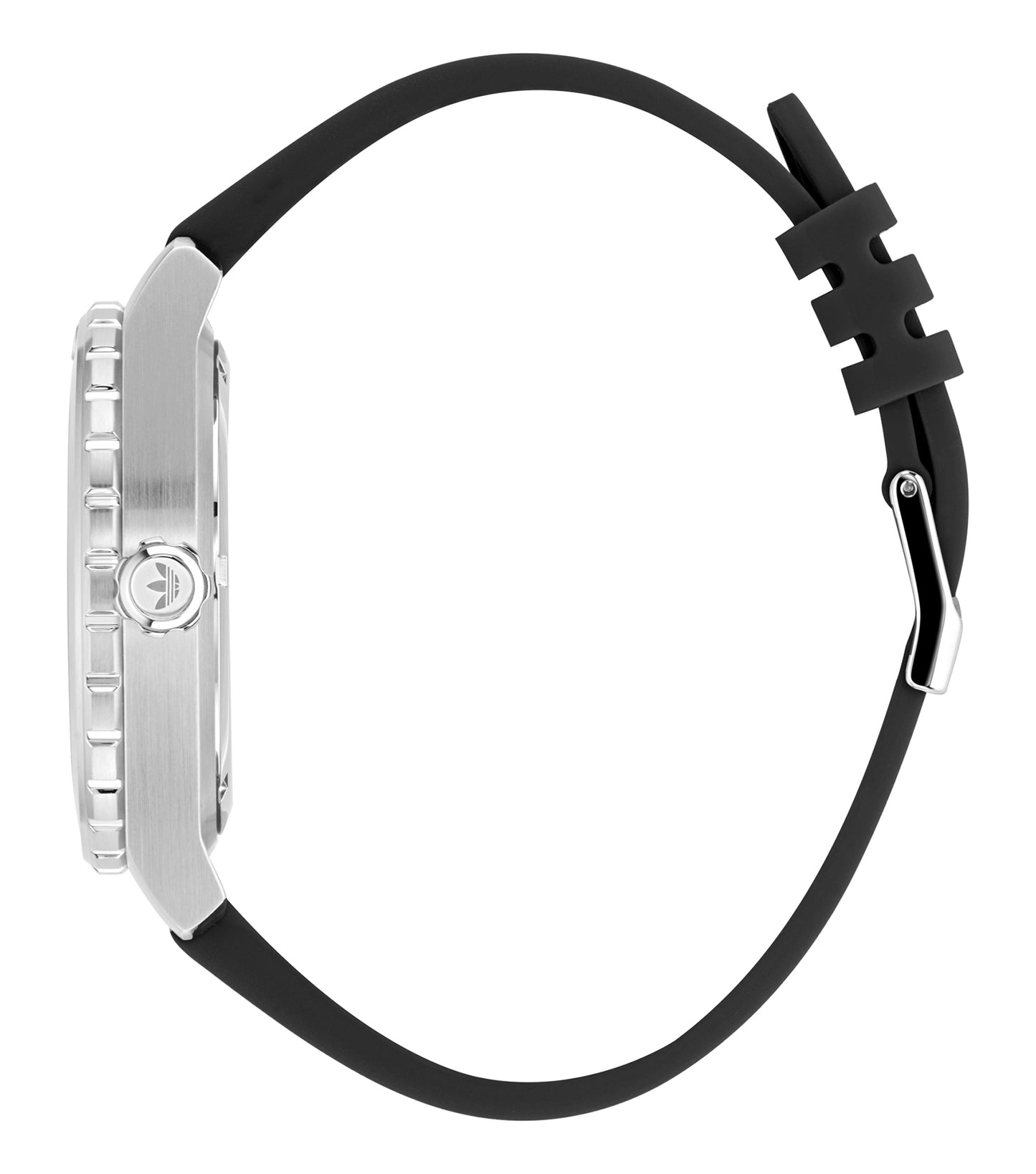 SST Case Black Dial Black Silicone Strap