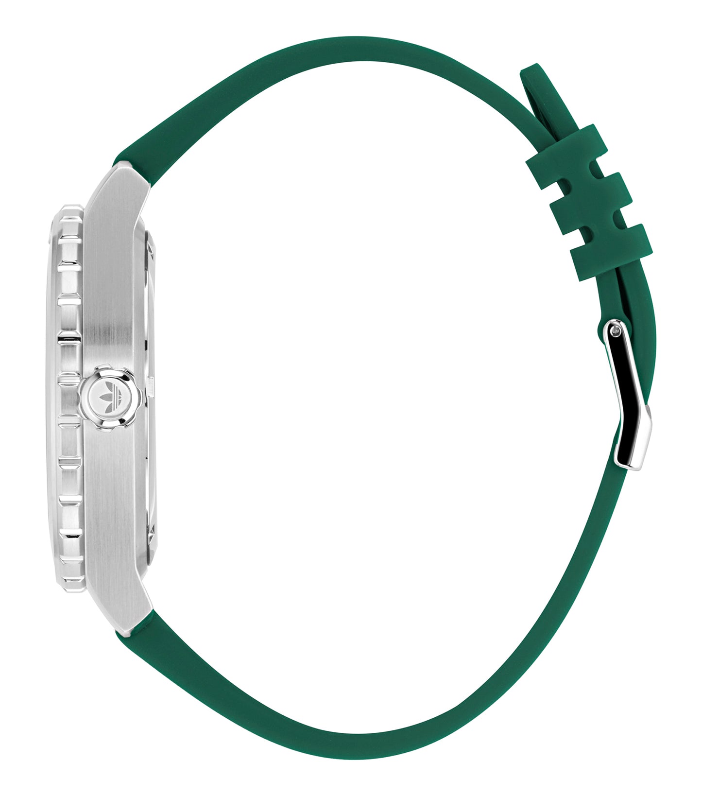 SST Case Green Dial Green Silicone Strap