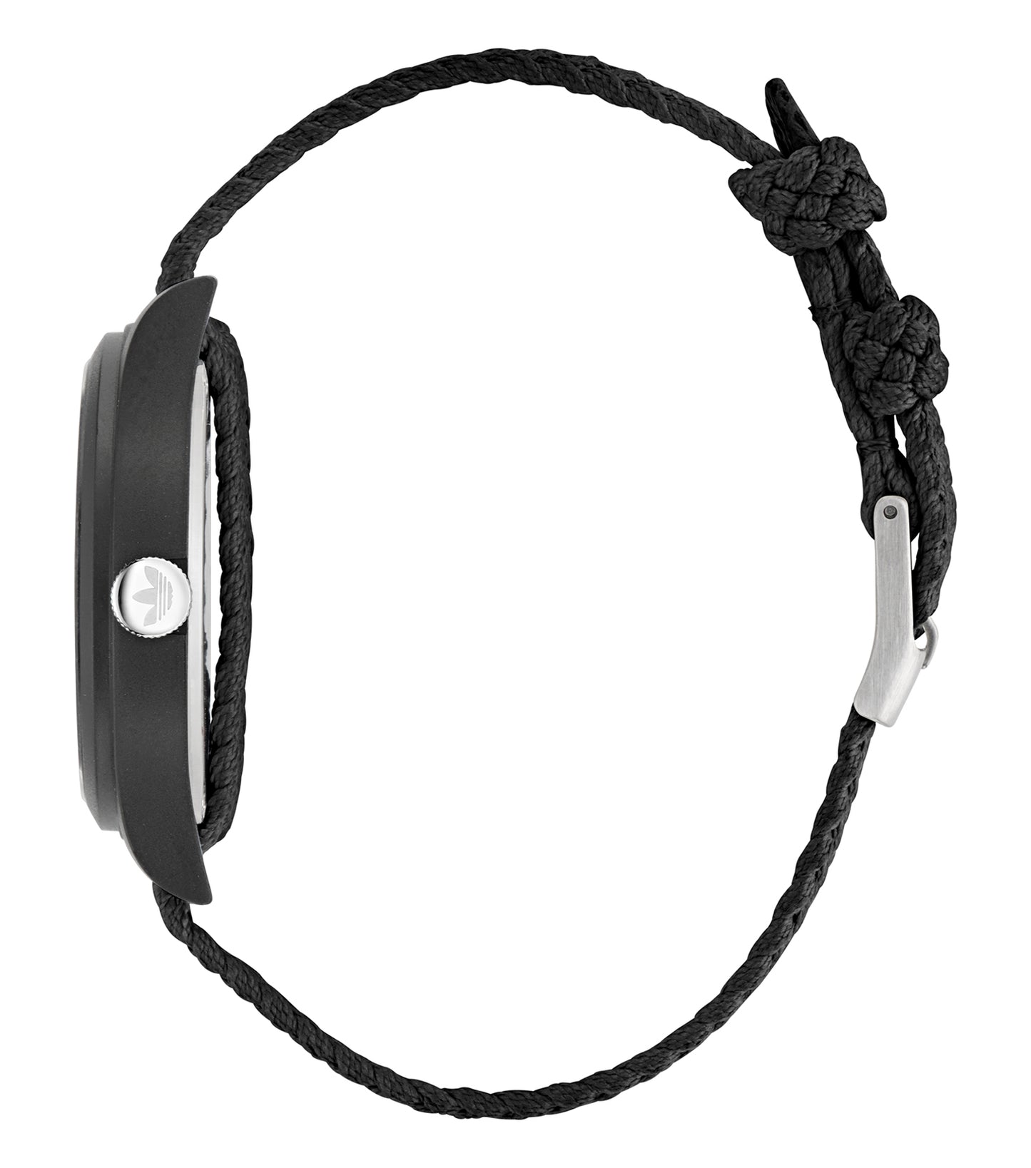 Black Resin Case Black Dial Black Nylon Strap