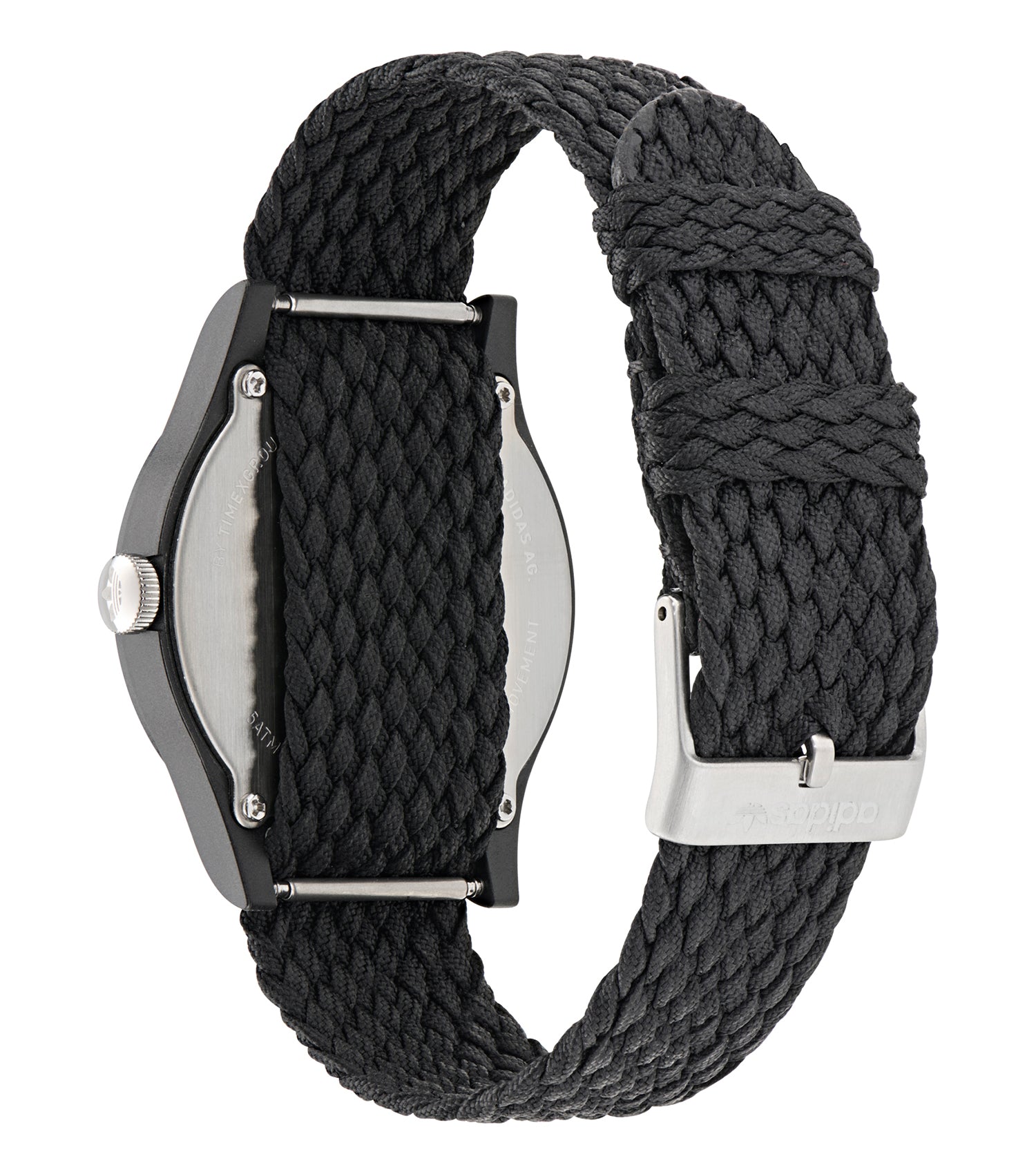 Black Resin Case Black Dial Black Nylon Strap