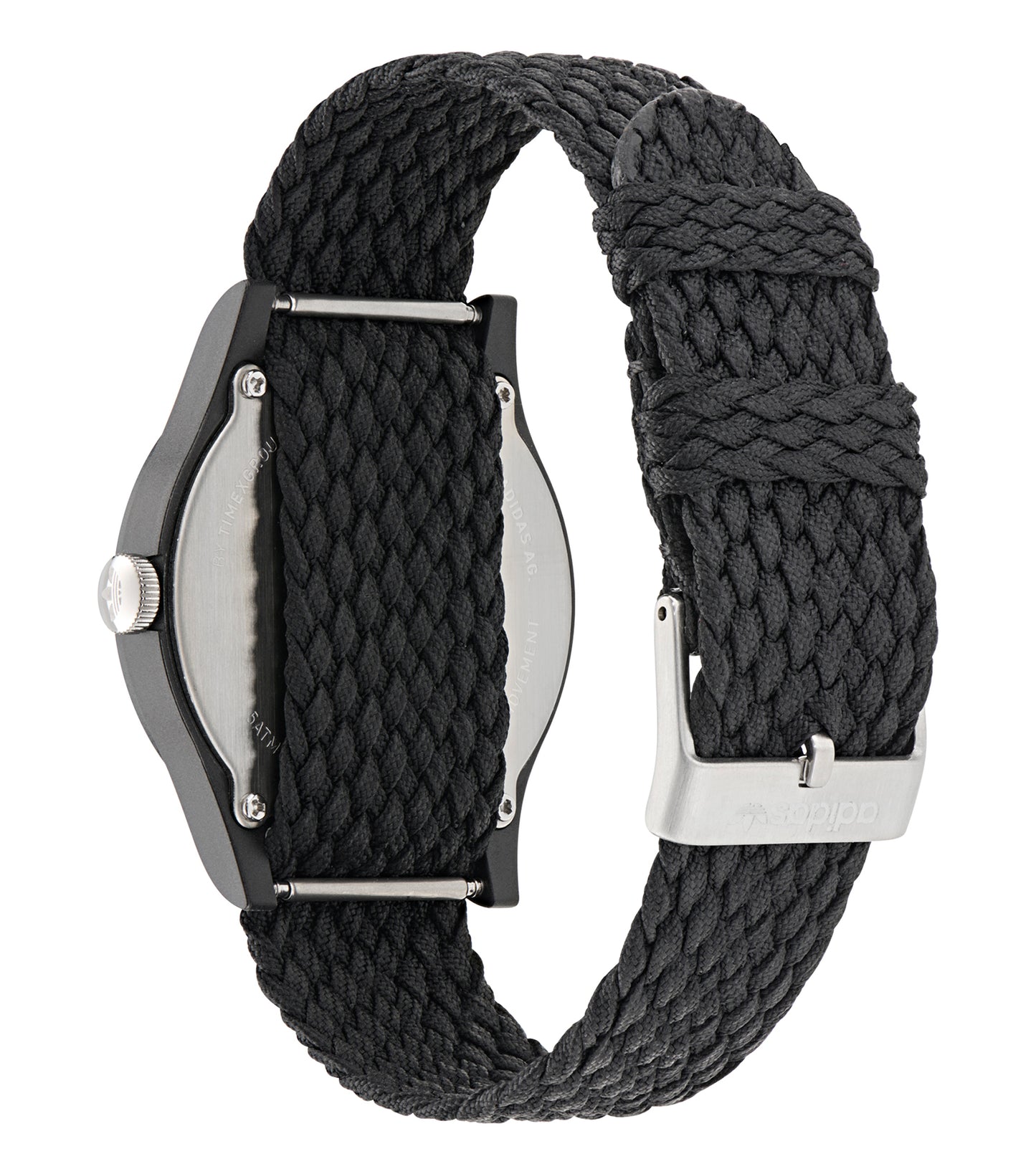 Black Resin Case Black Dial Black Nylon Strap
