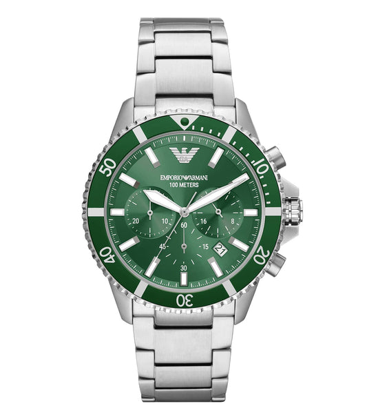 Men Diver Chronograph Watch 43mm