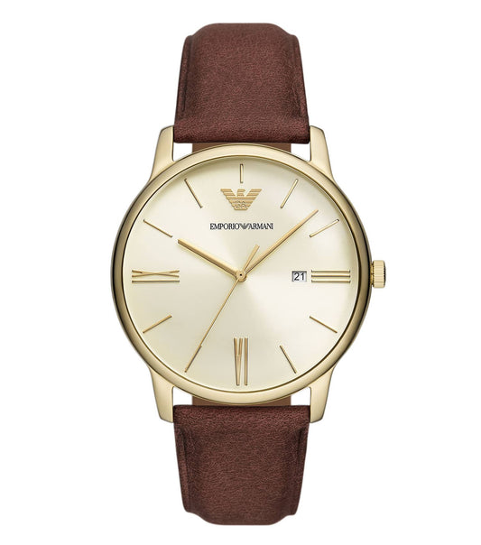 Men Minimalist Quartz Watch 42mm