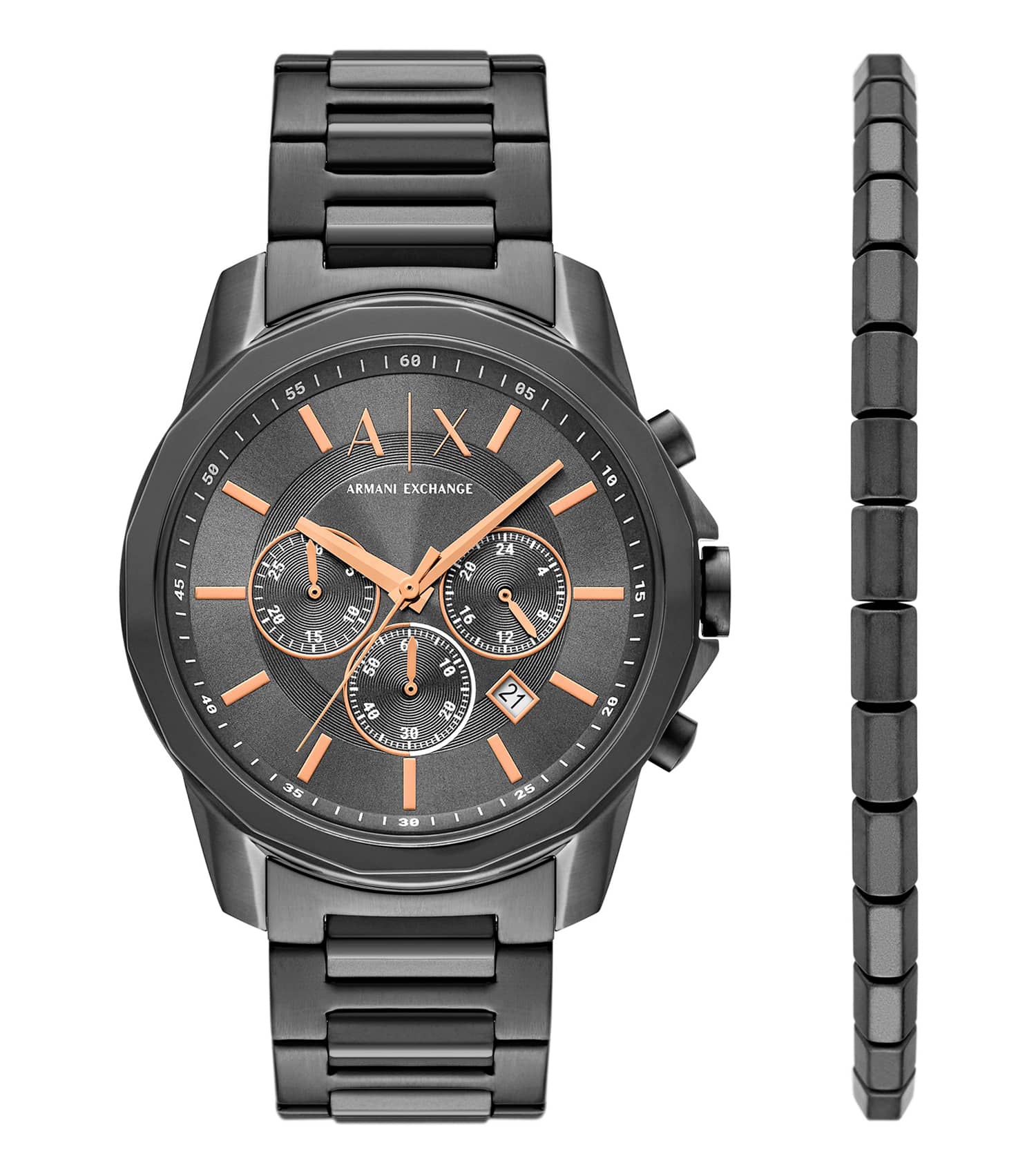 Men BANKS Quartz Watch 44mm