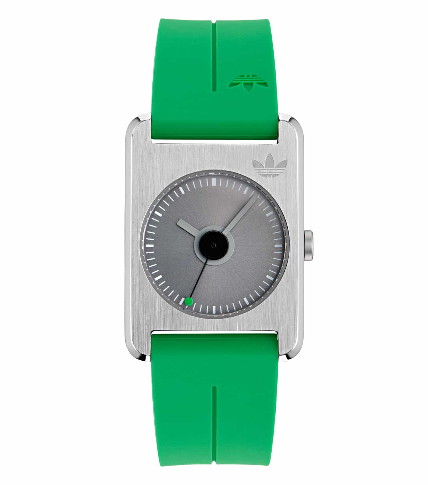 Adidas watch in none color showcasing a minimalist design, with a sleek dial on a subtle side angle, epitomizing style and elegance.