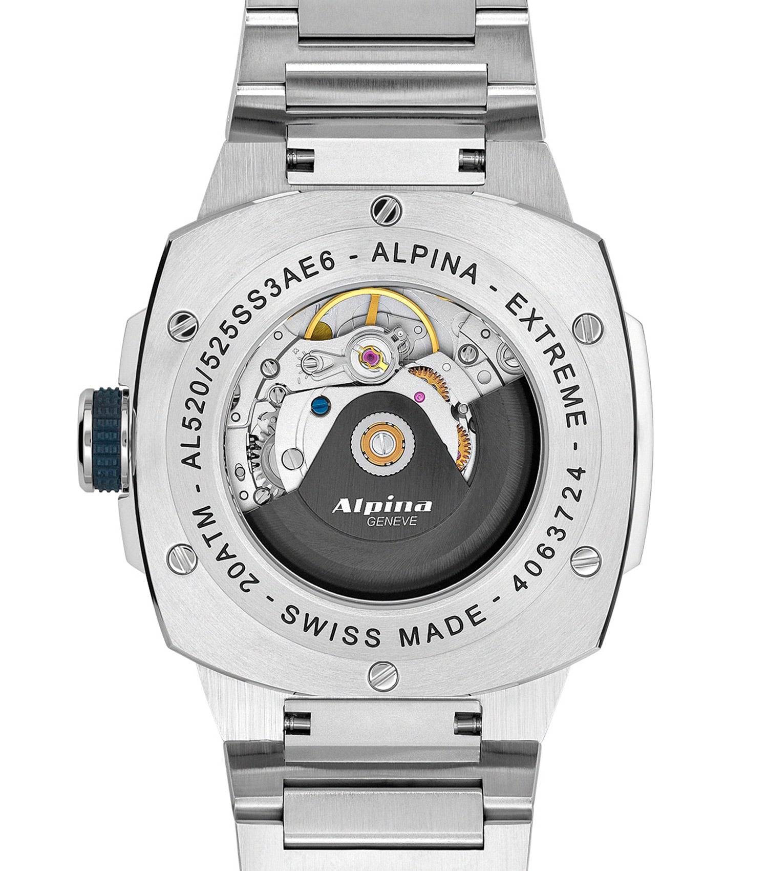Alpiner Blue Automatic Watch Men
