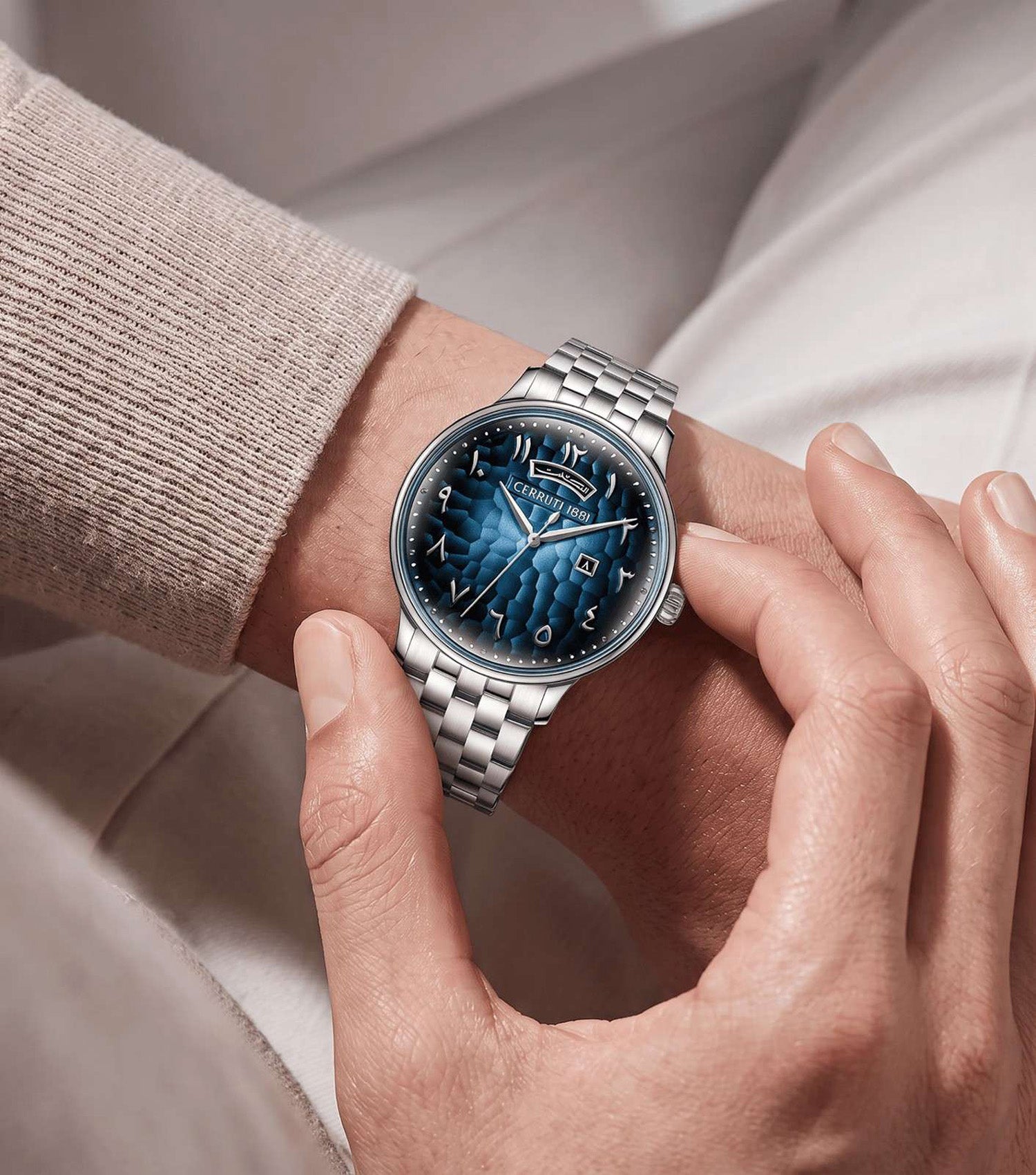 Cerruti 1881 Dervio Blue Dial Men Watch