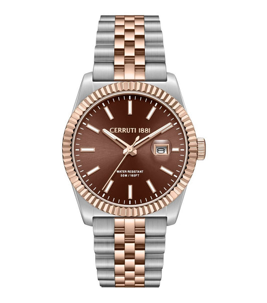 Cerruti 1881 Chienti Brown Dial Gents Watch