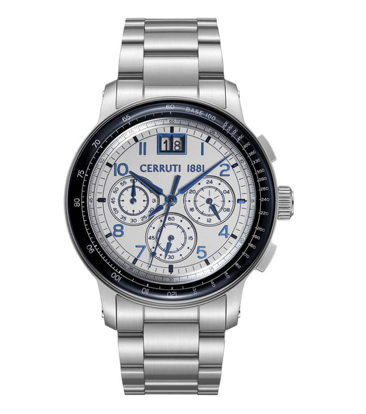 Cerruti 1881 Petroio Silver Dial Gents Watch